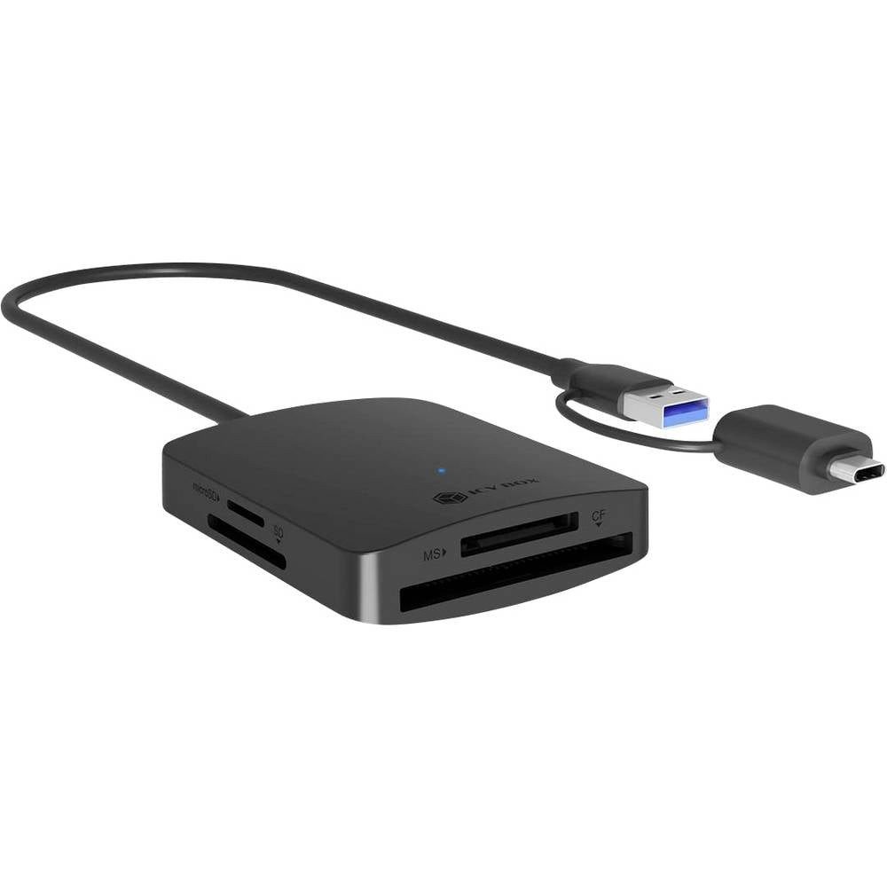 ICY BOX Speicherkartenleser IB-CR302-CU3 Externer Speicherkartenleser USB-A (USB 3.2 Gen 1)
