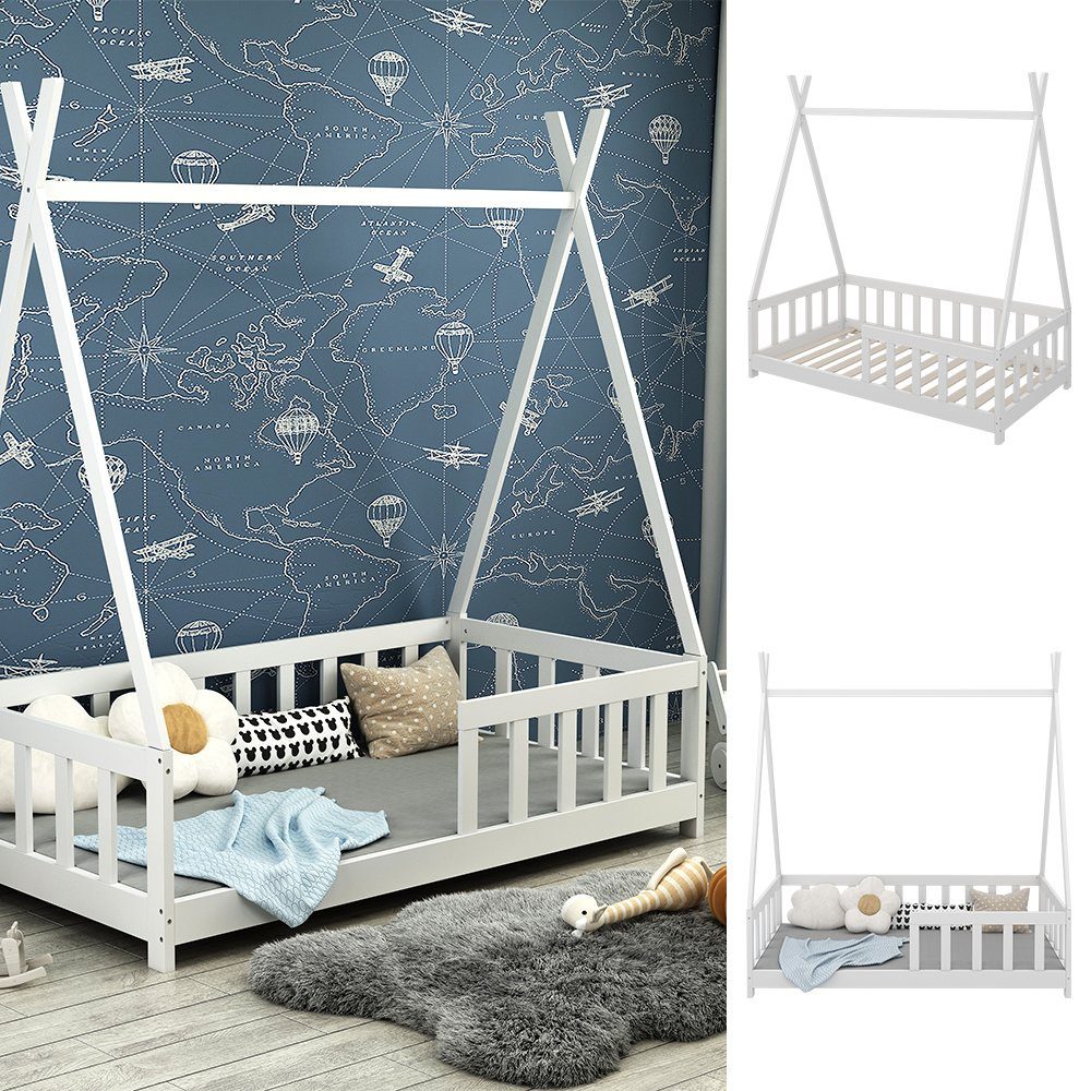 VitaliSpa® Kinderbett Susanna, Weiß, 80x160 cm günstig online kaufen