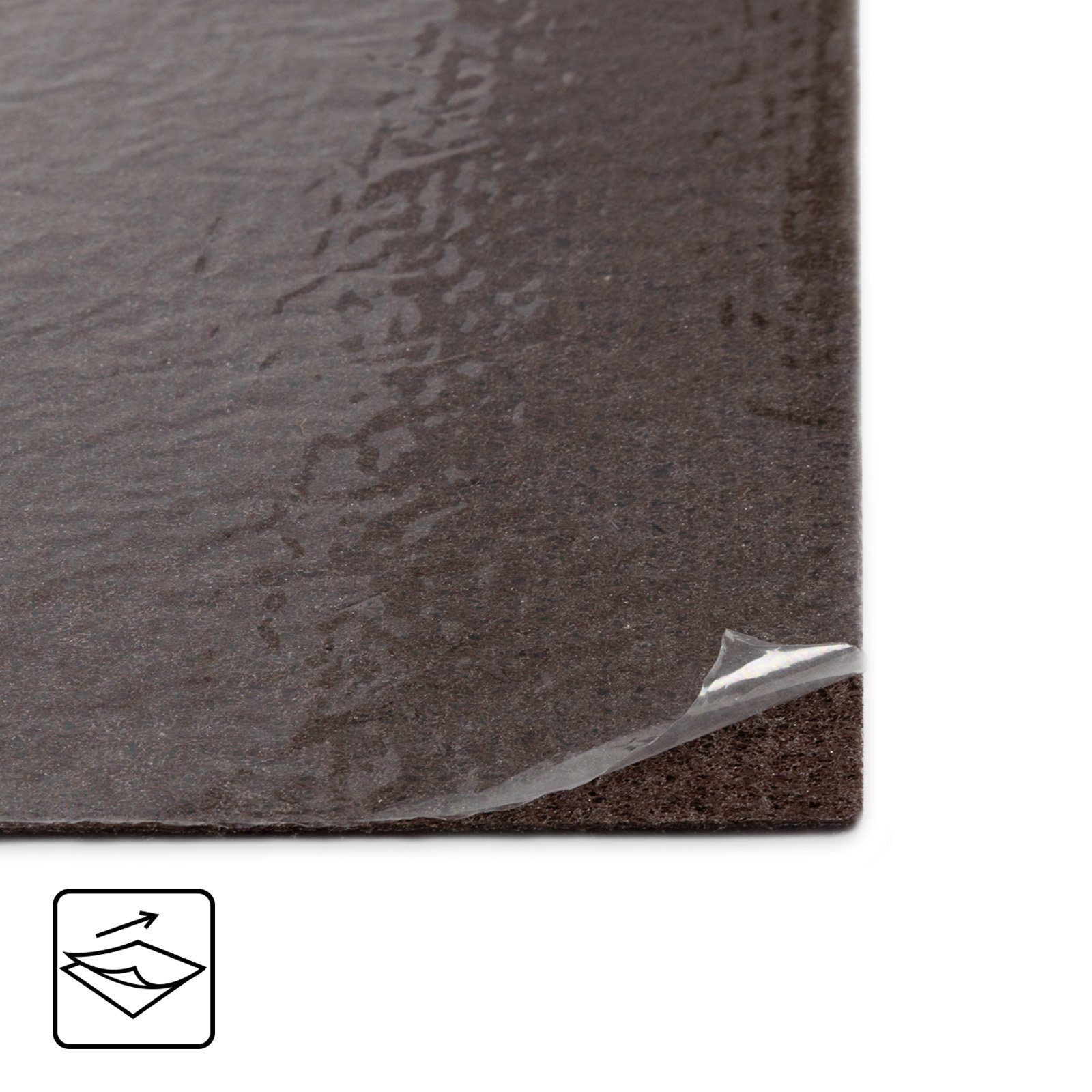 casa pura Teppichfliese Scene, 40 x 40 cm, Bodenschutzfliese, Fliese, quadratisch, Höhe: 1 mm, Selbstklebend