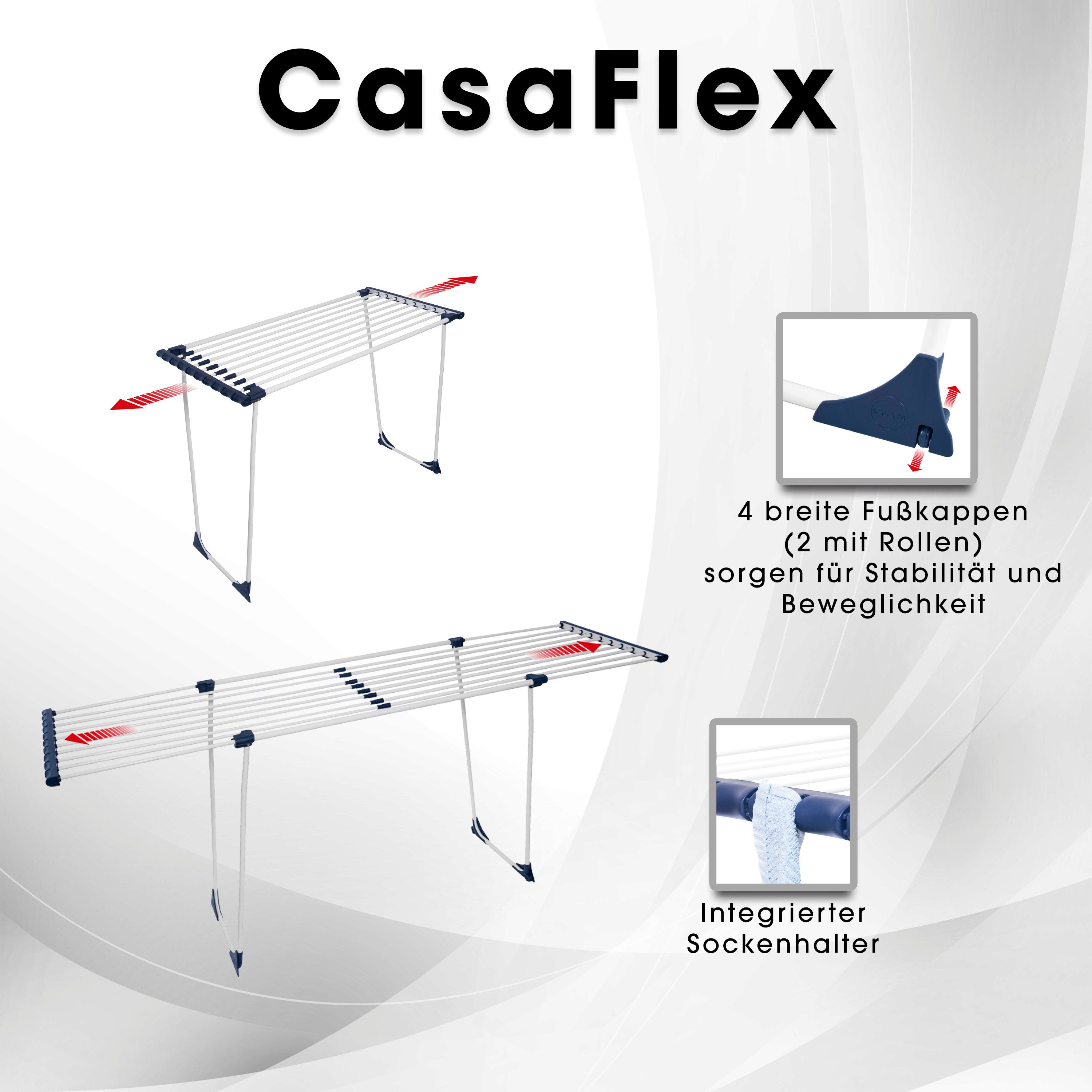 Casa Si Wäscheständer Teleskop Bettwäsche Standtrockner günstig online kaufen