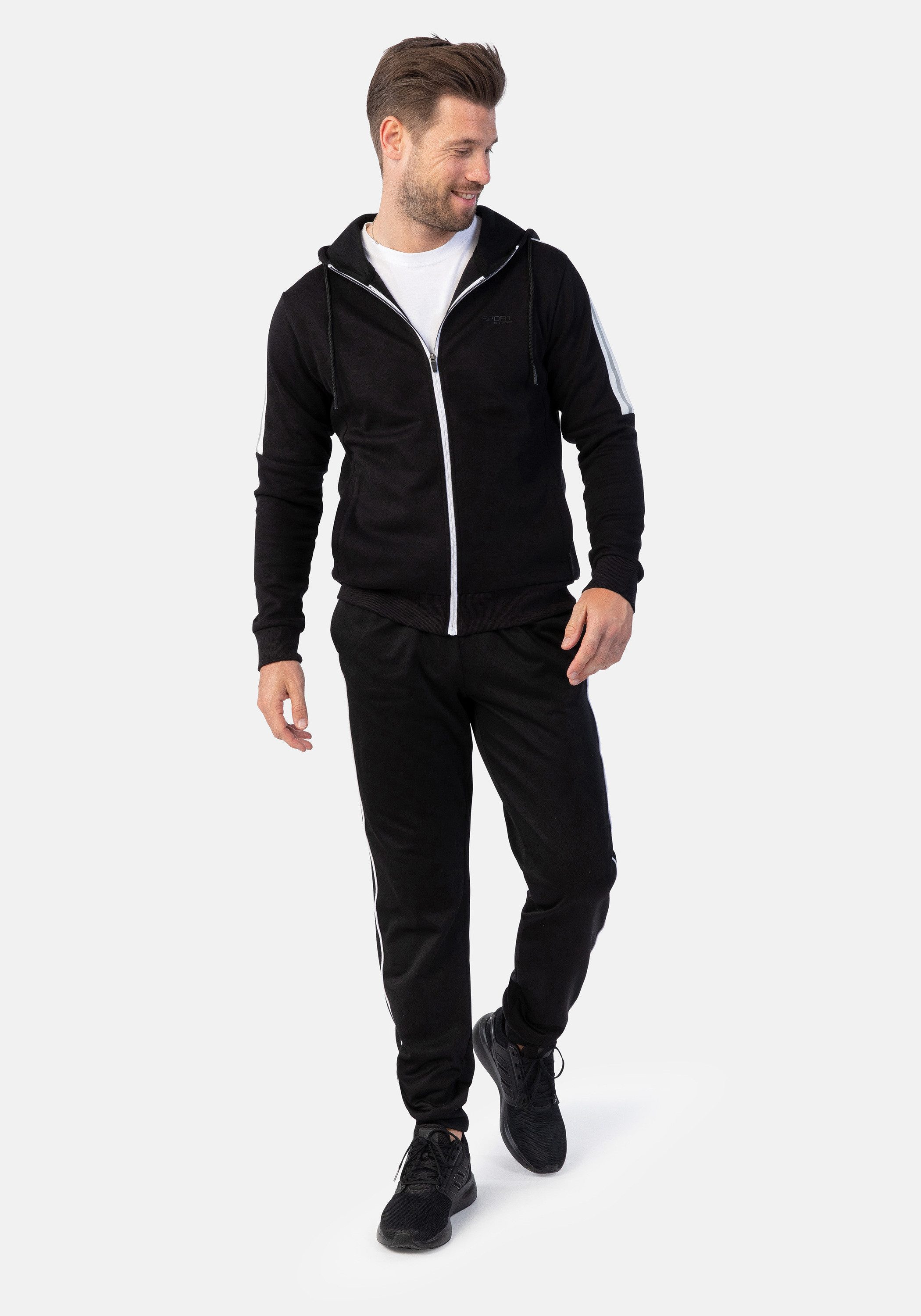 Stooker Men Sweatjacke STEWART Sweatjacke French Terry mit Kapuze Regular Fit Casual Sweat für Herren