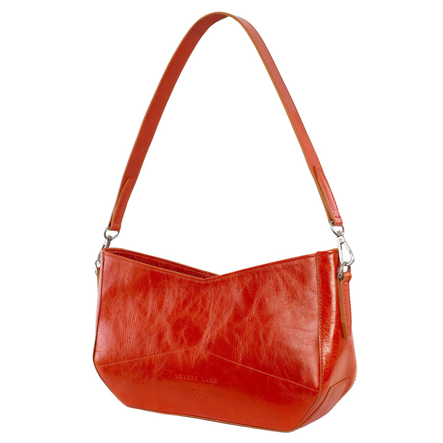 VOLKER LANG Handtasche CAMI - Schultertasche aus hochwertigem Leder