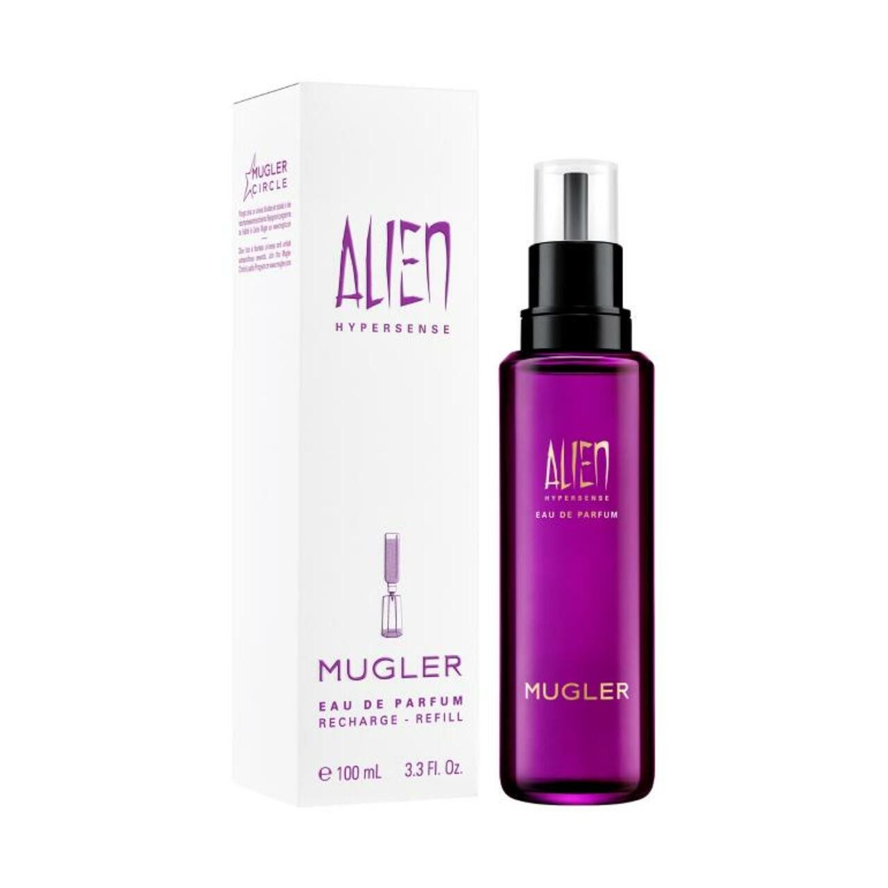 Mugler Eau de Parfum Alien Hypersense EdP Nat. Spray Refill, Herrenduft, Floral Woody