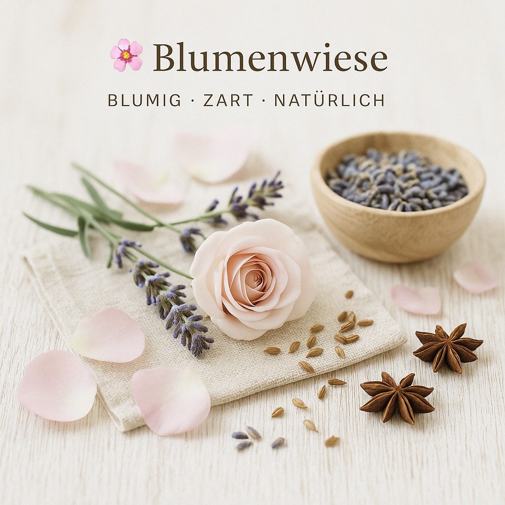 Dufte Momente Massageöl Blumenwiese (Anis, Lavendel, Rose) 250ml - 3L, Paraffinölbasis, vegan & ohne Tierversuche