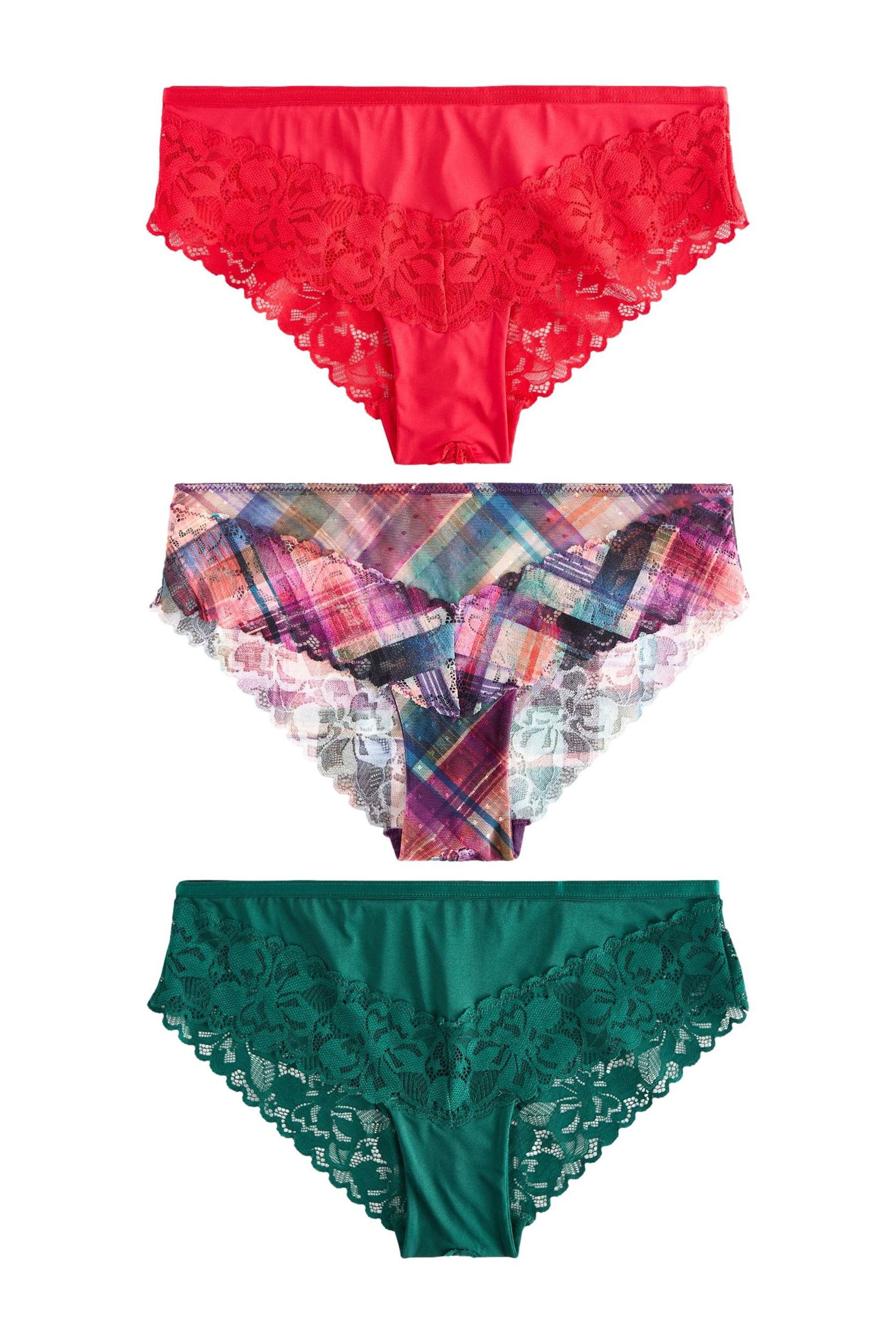 Brasilslip Spitzenslips im 3er-Pack – Rioslips
