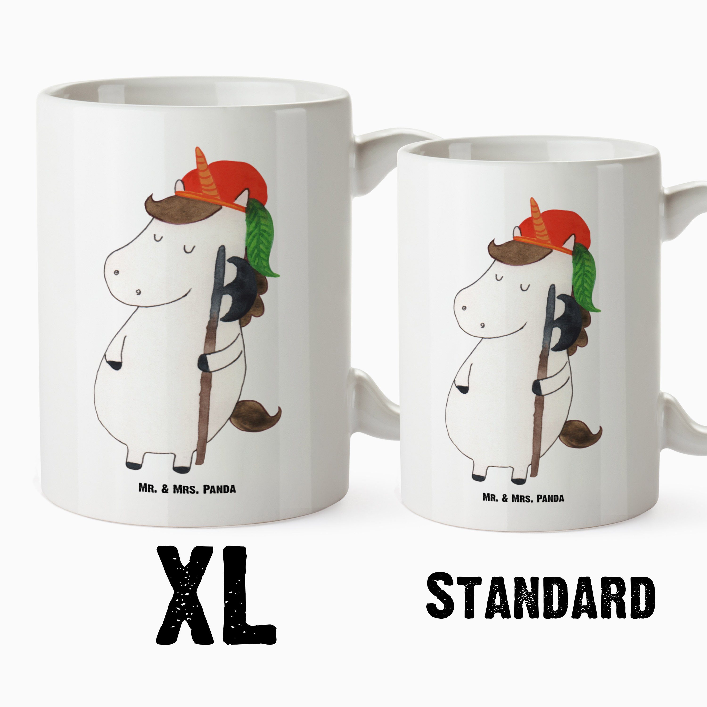Mr. & XL Bube Tasse Tasse, Einhorn Panda Tasse Große - - Weiß Keramik Dek, Geschenk, Einhorn Mittelalter, Mrs