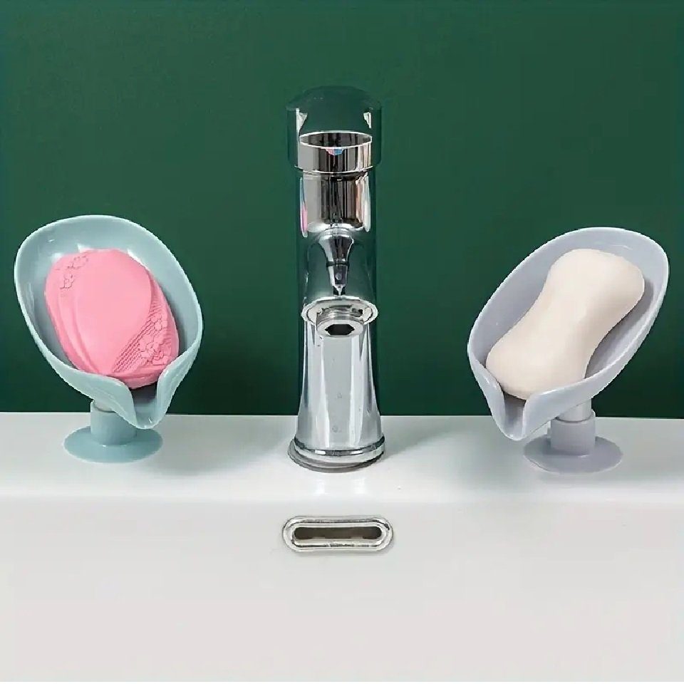 Seifenablage Badezimmer, Seifenhalter DENU-Home Seifenschale für Stück 2-St. 2 Seifenbox