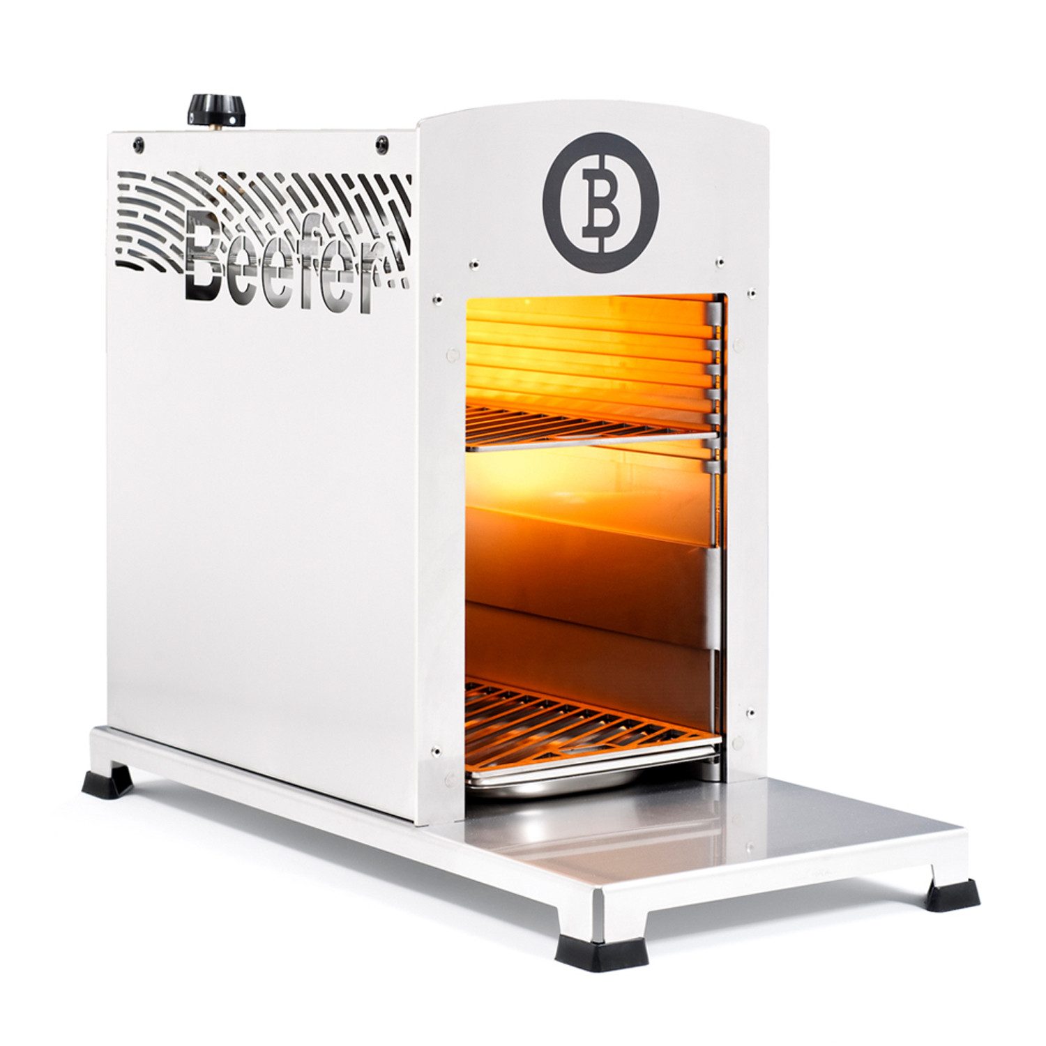 Beefer Gasgrill Beefer One Pro Hochtemperatur-Gasgrill + Abdeckhaube