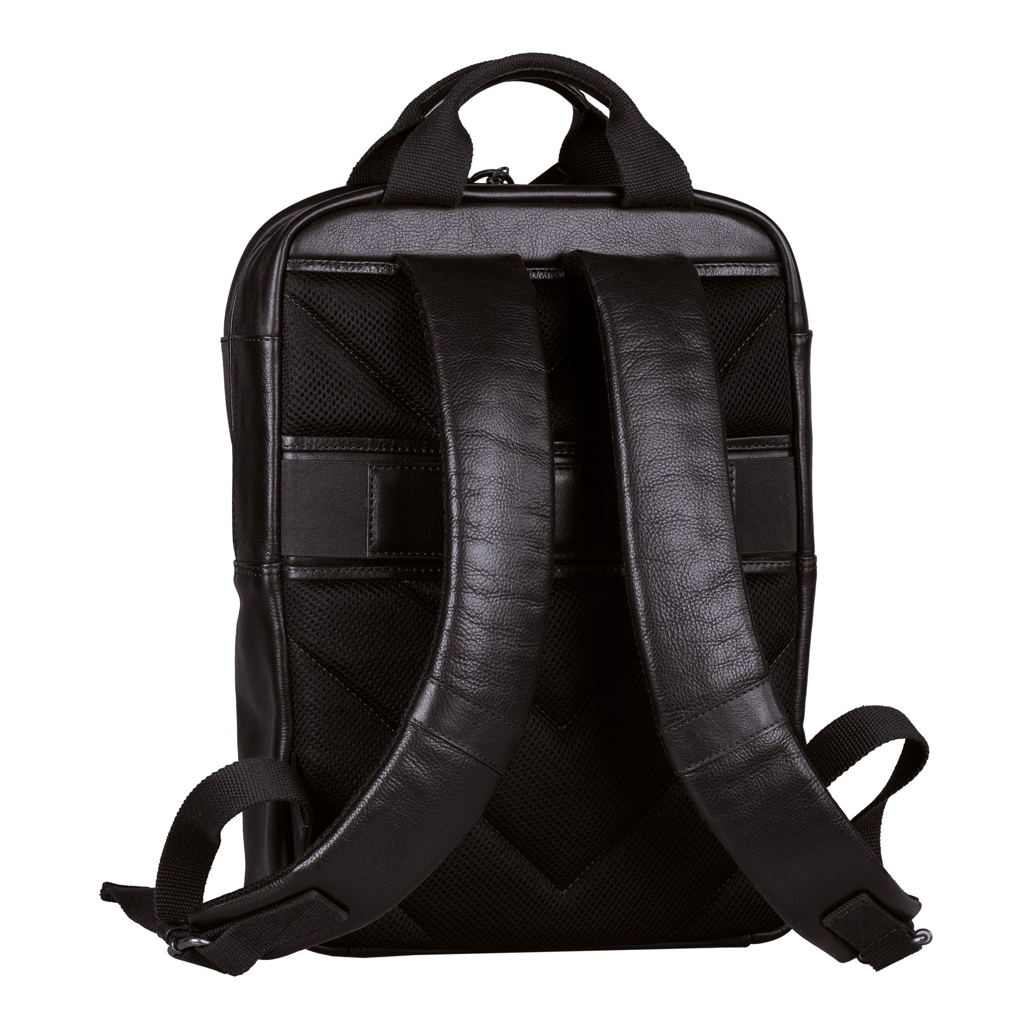 camel active Rucksack Pine, aus pflanzlich gegerbtem Rindsleder im kernigen Look mit Laptopfach