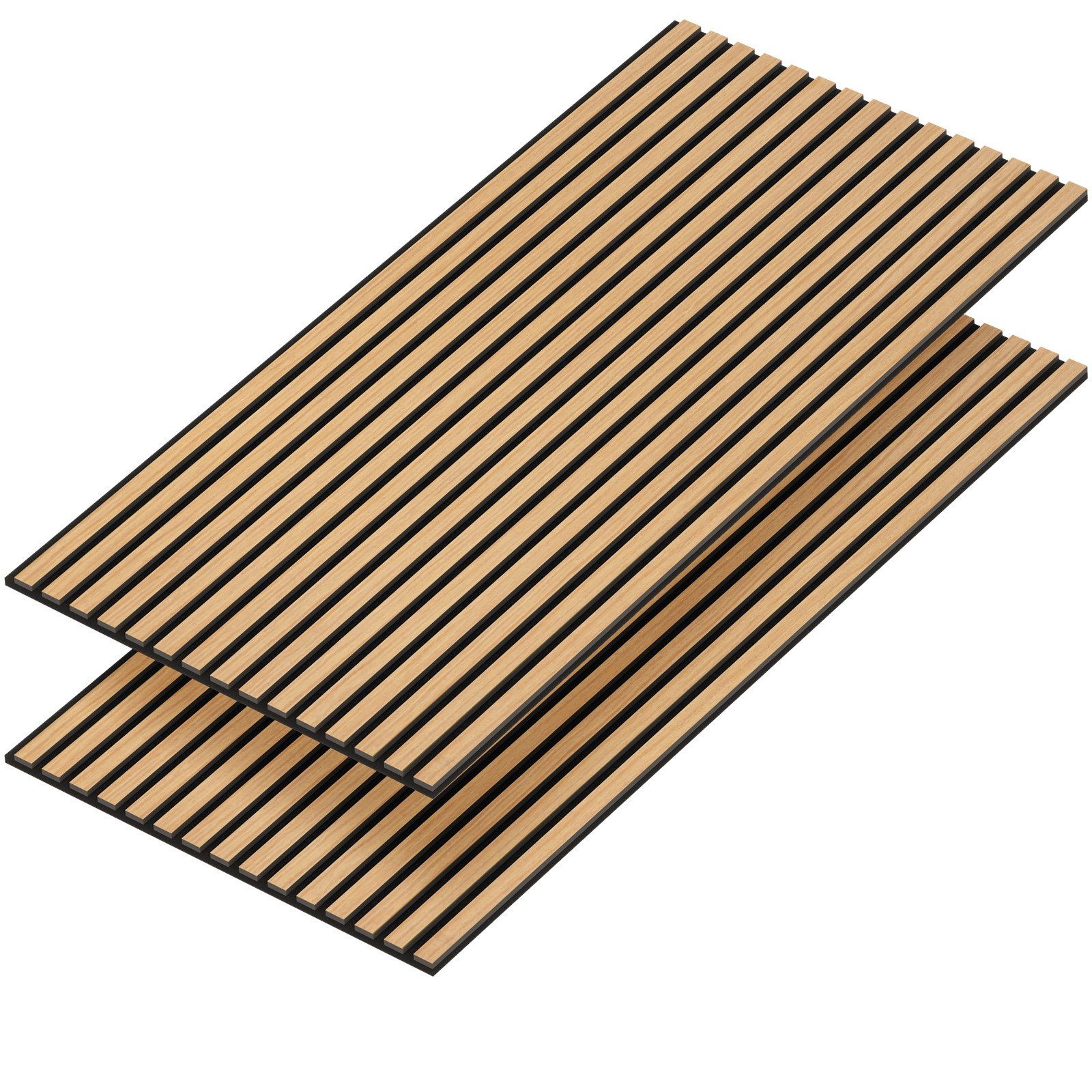TONOR 3D Wandpaneel Akustikpaneele Holz, Wandpaneele Schallschutzplatten, Wandverkleidung, (2-tlg)