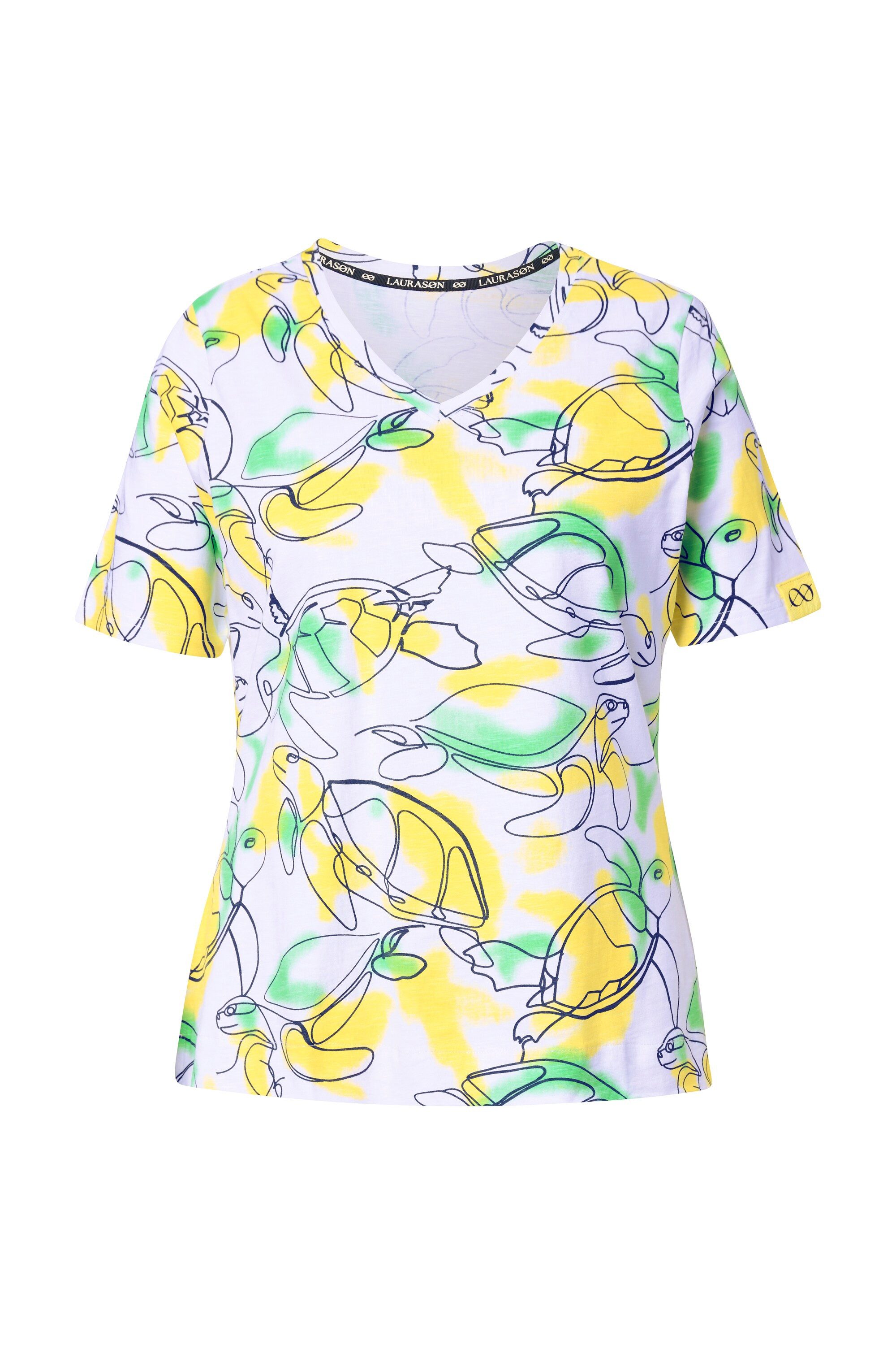 Laurasøn T-Shirt T-Shirt 1/2 Arm V-Ausschnitt günstig online kaufen