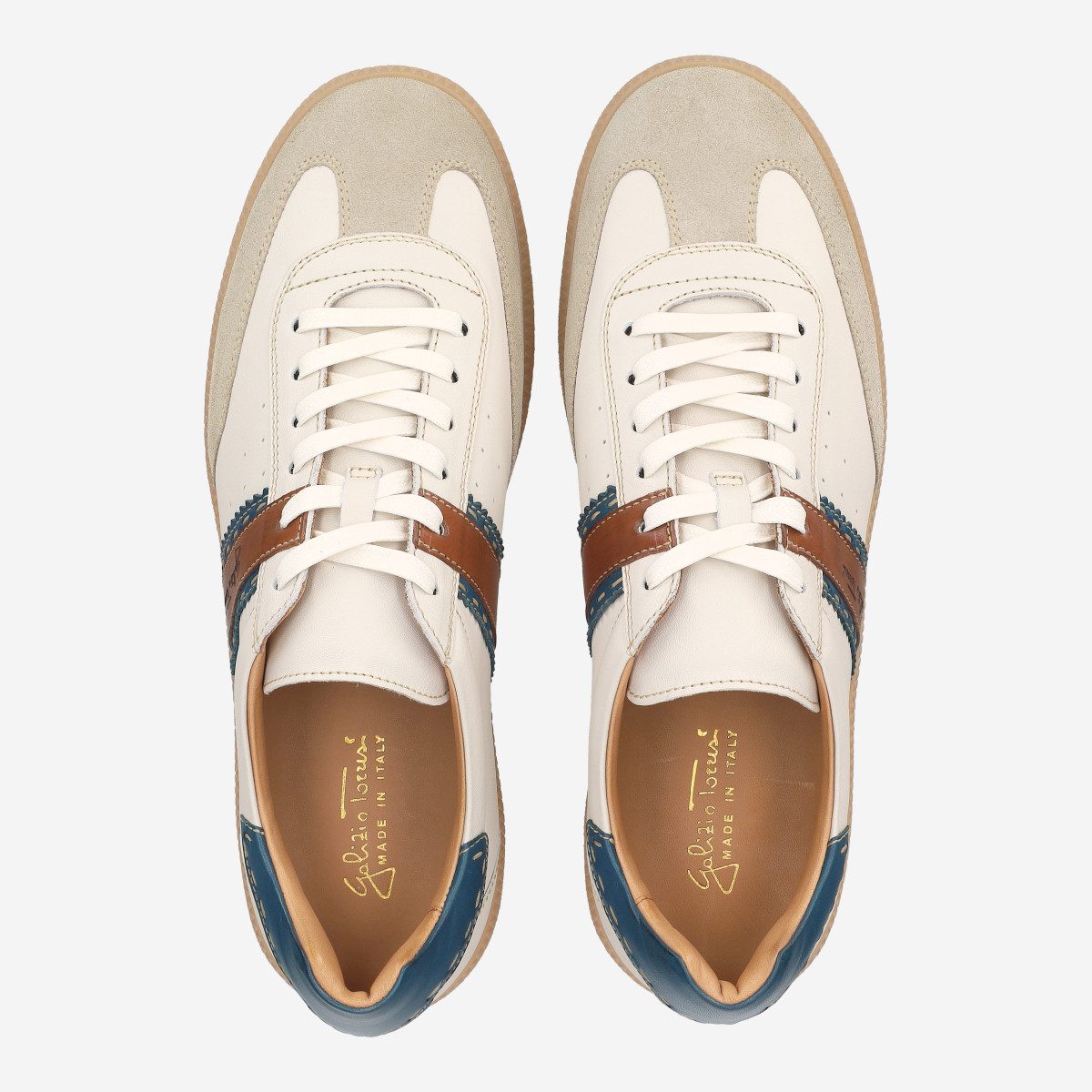 Galizio Torresi Galizio Torresi 318450 V70704, Sneaker, Weiß,kombiniert, Herren Sneaker