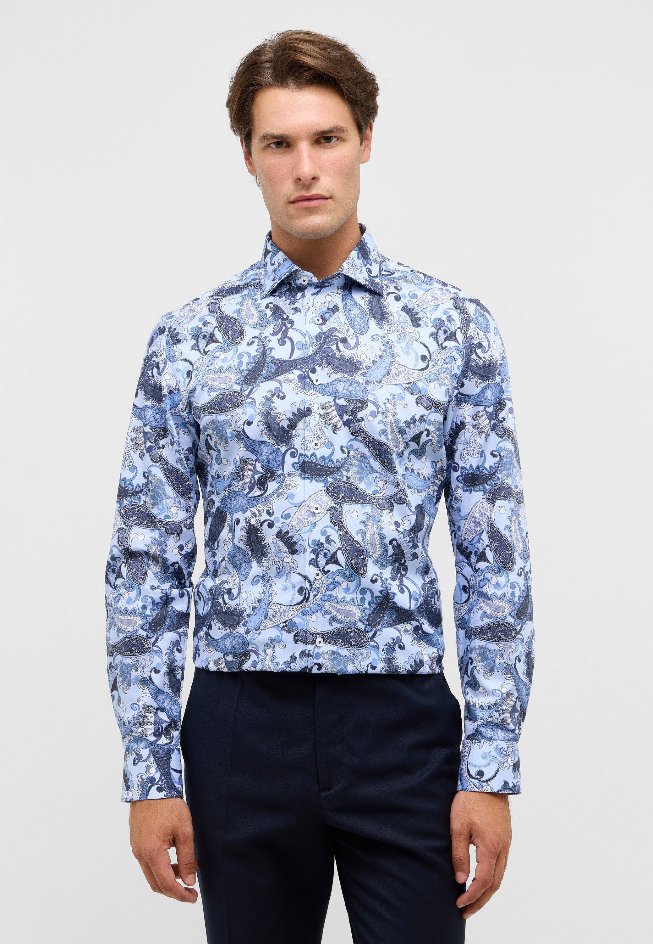 Eterna Langarmhemd SLIM FIT NON IRON (bügelfrei) günstig online kaufen