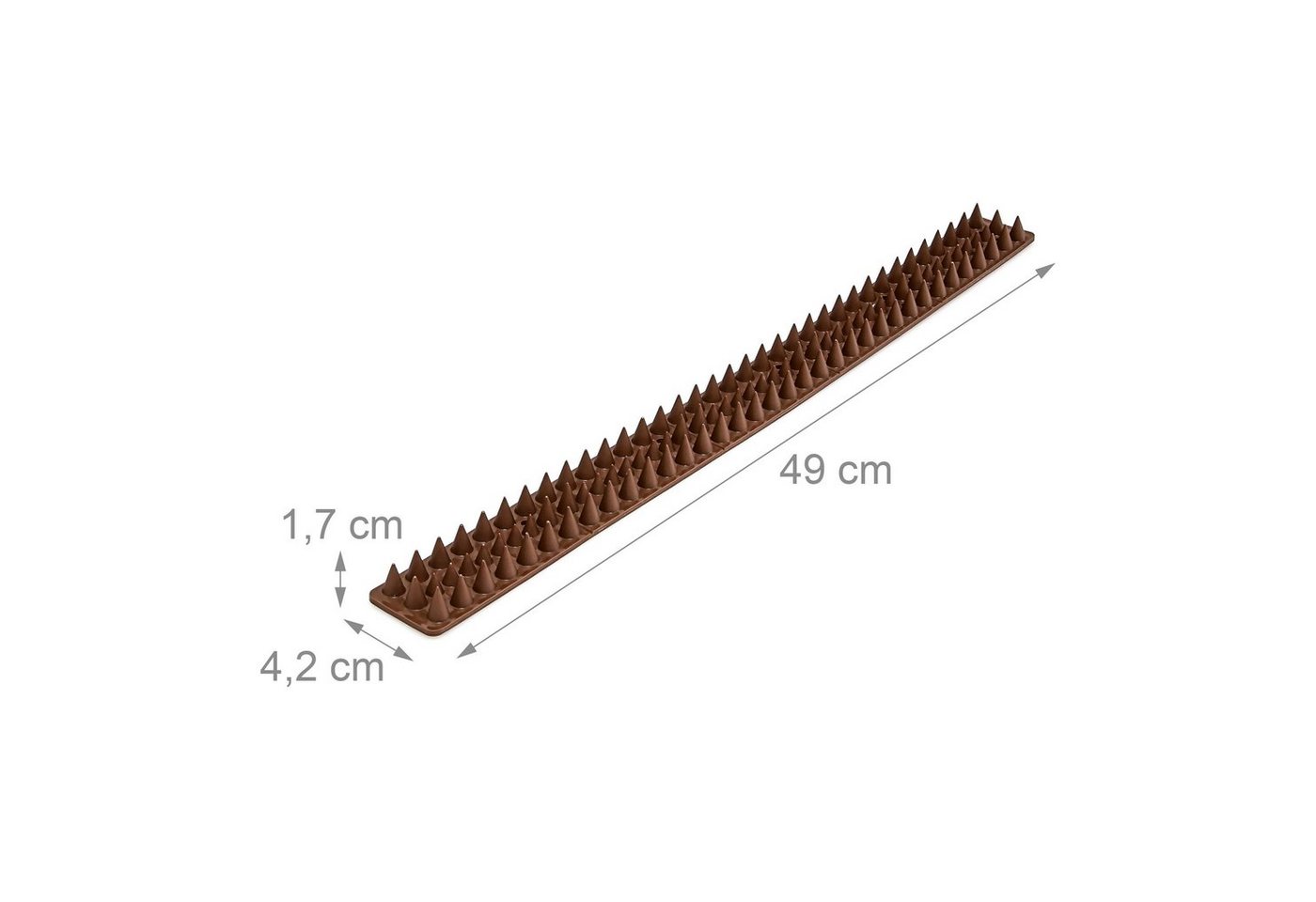 Thumbnail - relaxdays Gartenzaun 40 x Vogelabwehr Spikes für Zäune