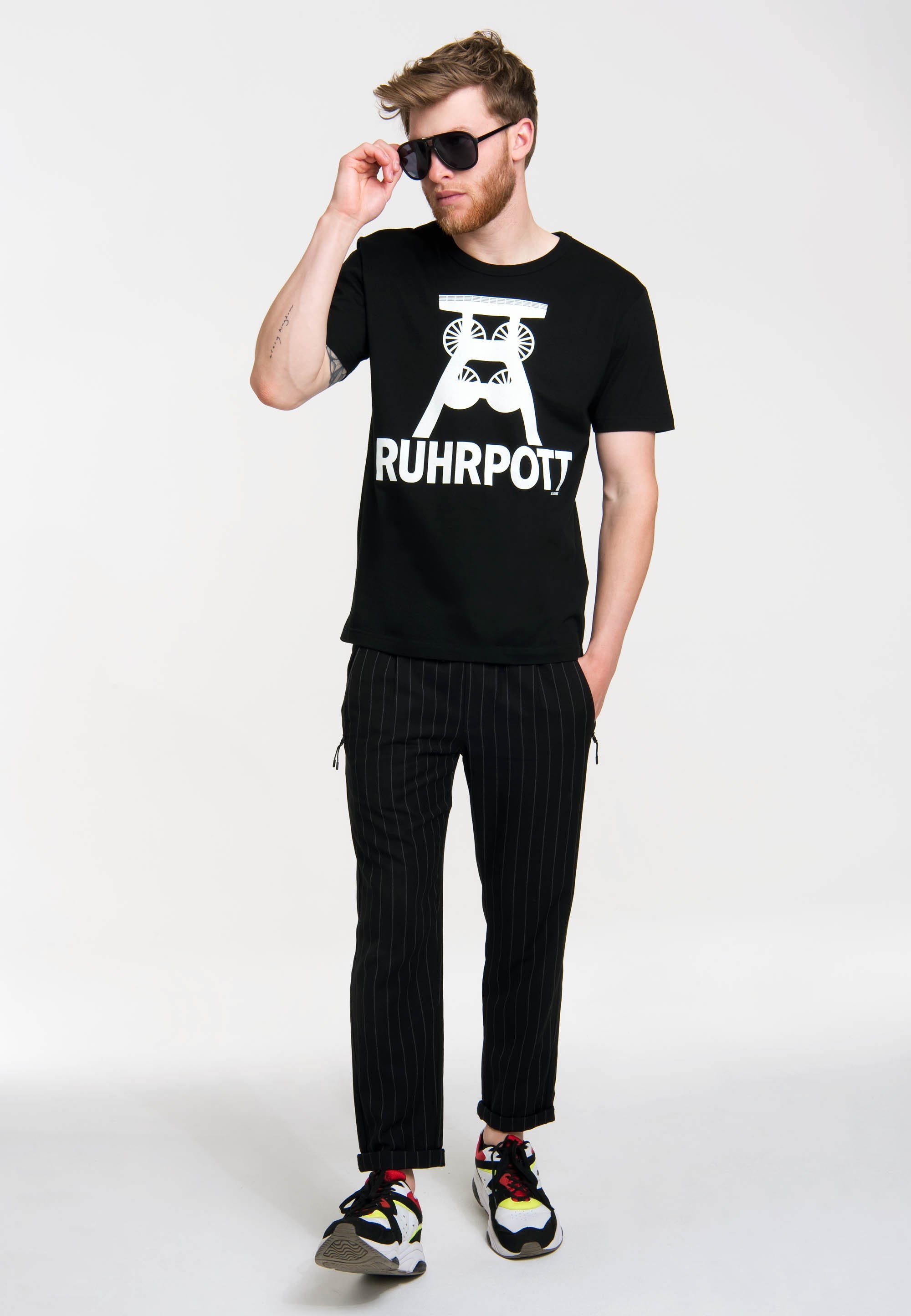 LOGOSHIRT T-Shirt Ruhrpott Logo mit Ruhrpott-Symbol