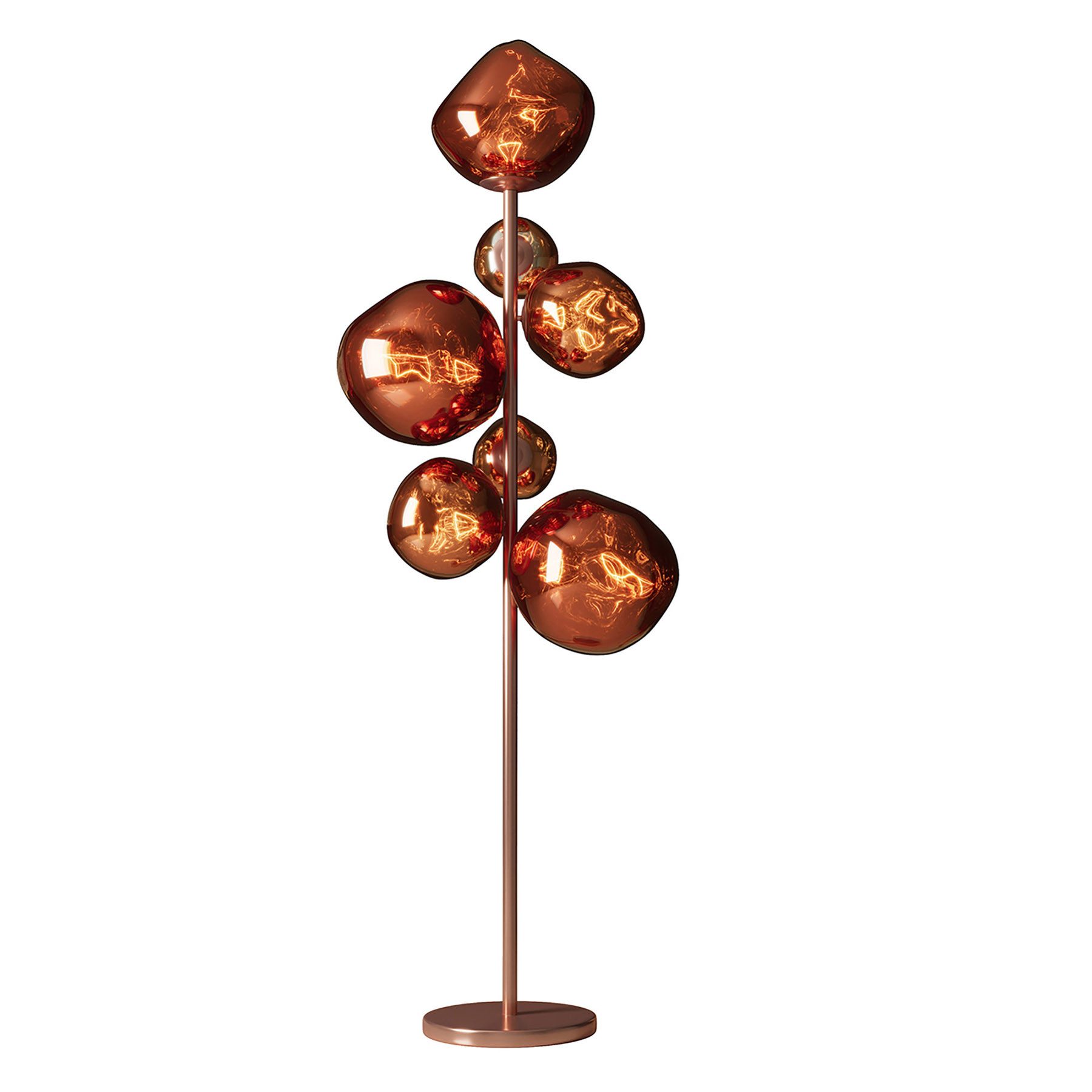 riess-ambiente Stehlampe LIQUID DIAMOND 170cm kupfer günstig online kaufen