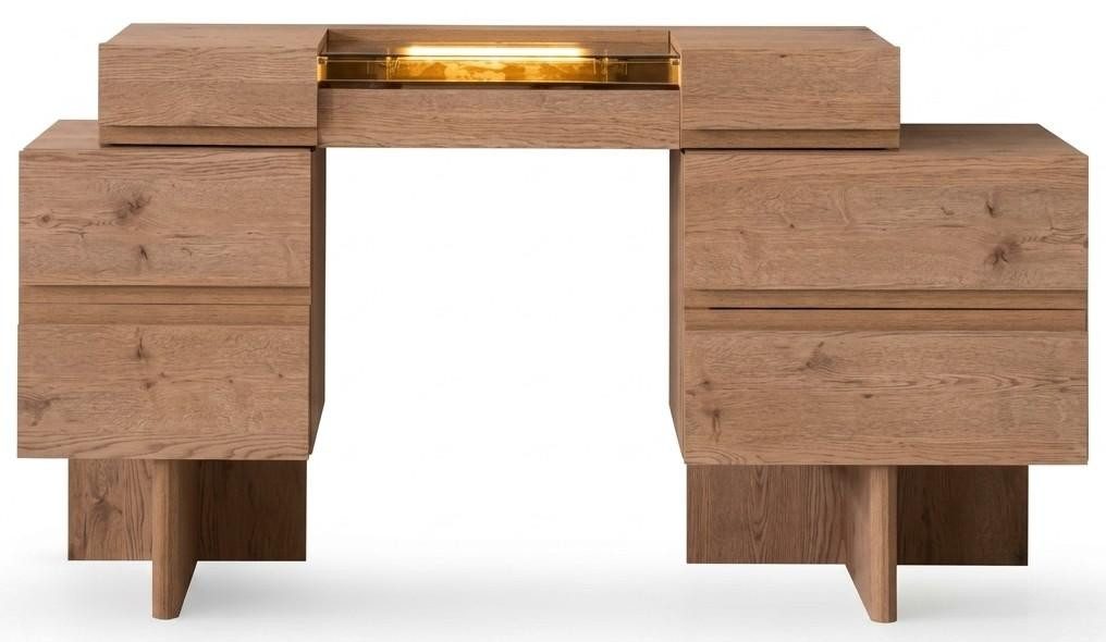 JVmoebel Schminktisch Schminktisch Stil modern braun bequem Schlafzimmer praktisch (1-St., 1-tlg)