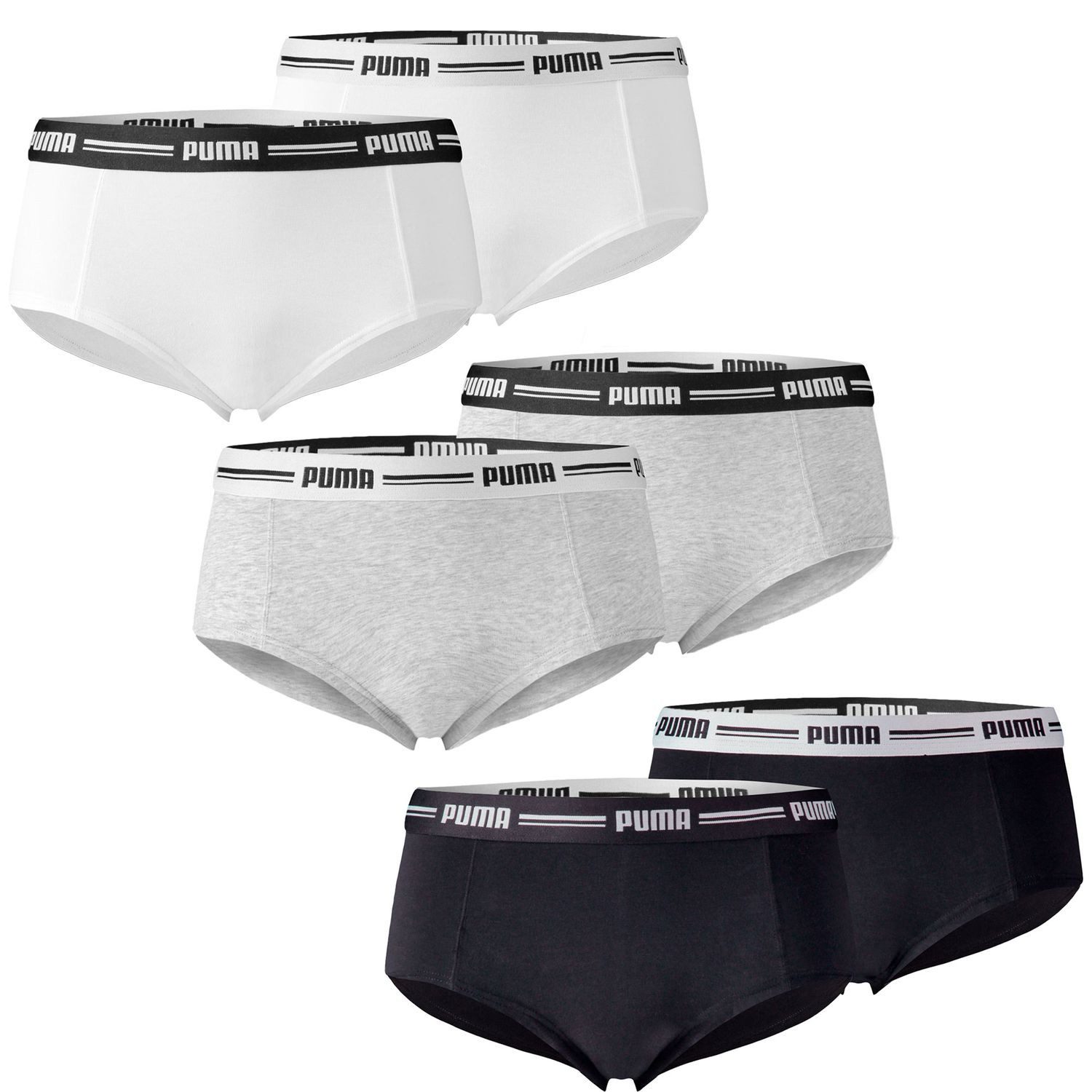 PUMA BODYWEAR Slip Mini-Shorts (Set, 6-St., günstig online kaufen