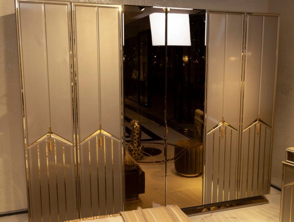 JVmoebel Kleiderschrank Moderner Schrank aus Holz für das Schlafzimmer - Praktische Möbel Made in Europa