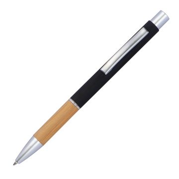 Livepac Office Kugelschreiber Kugelschreiber / aus Metall / mit Bambusgriffzone