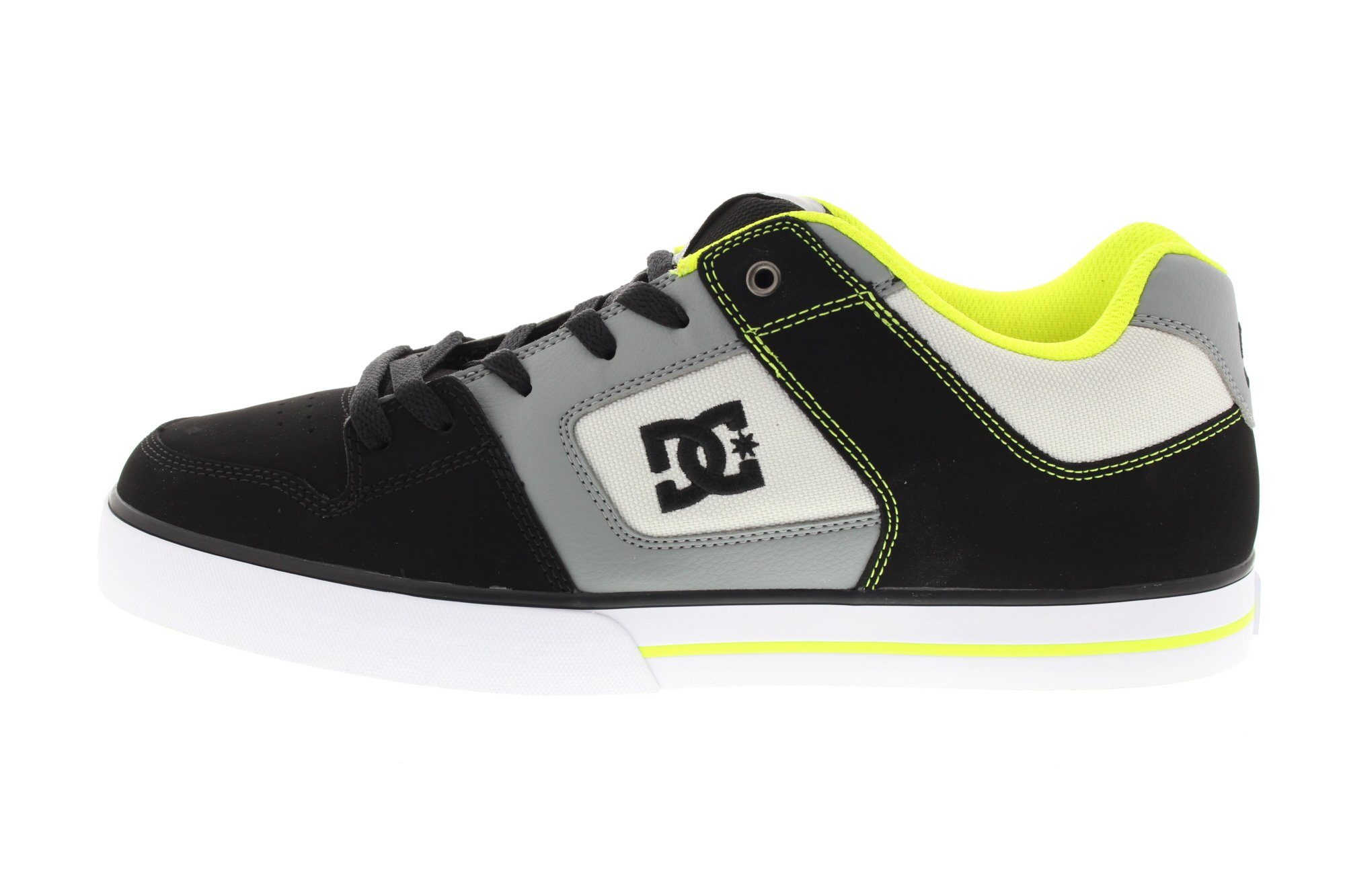 Schuhe Sneaker DC Shoes Pure Skateschuh Grey Lime Green