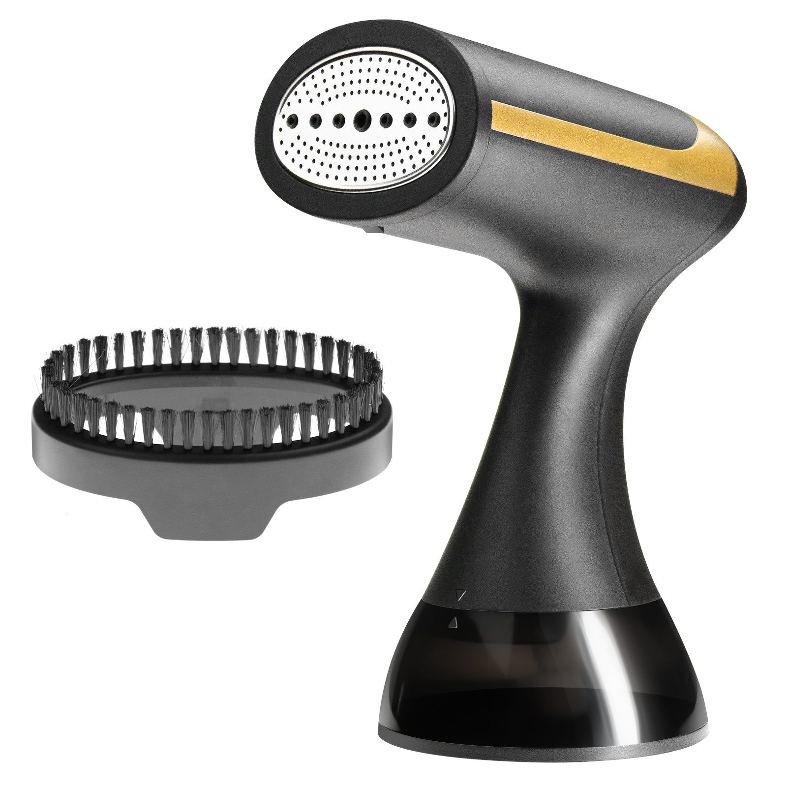 Tekoo Dampfglätter Hand-Dampfbügeleisen 1500W, 350ml Tank, 2-in-1 Funktion, 1500 W, 130°C Dampf, 35s Aufheizzeit, Bürstenaufsatz, Anti-Tropf, 2m Kabel