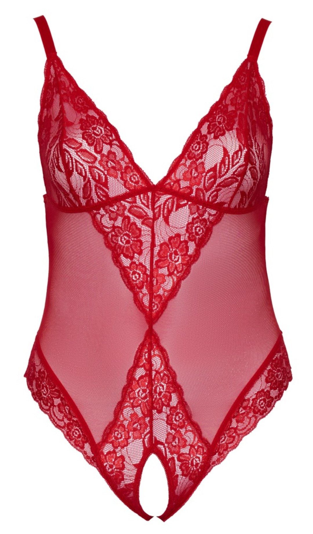Cottelli CURVES Cottelli CURVES - Body ouvert rot