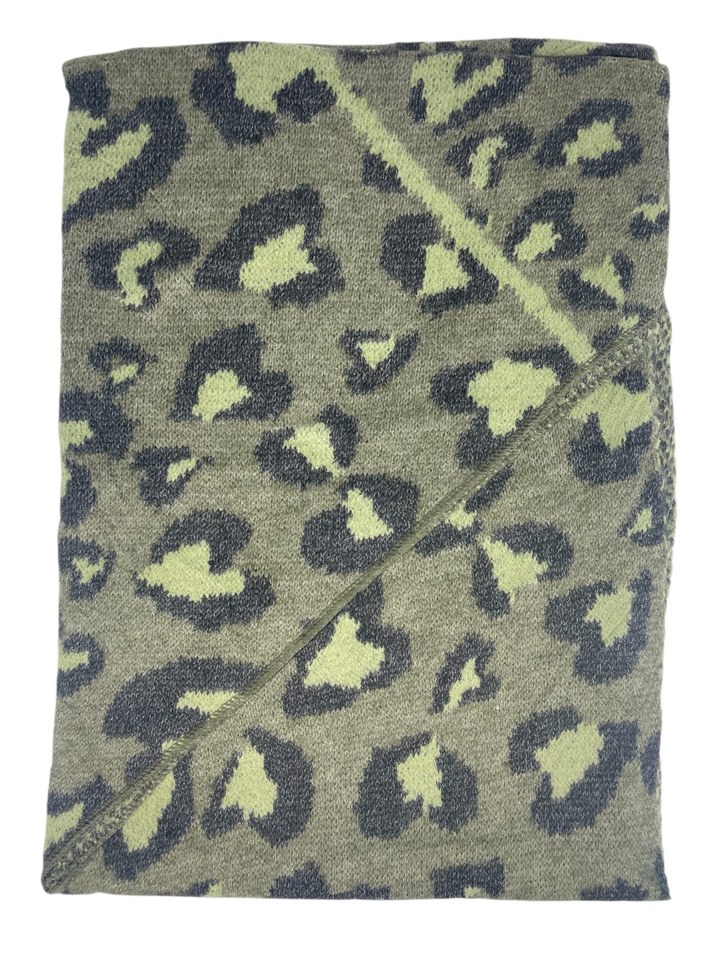 Taschen4life Modeschal Dreiecksschal SW175 Leopard & Herz Muster, Leo Print günstig online kaufen