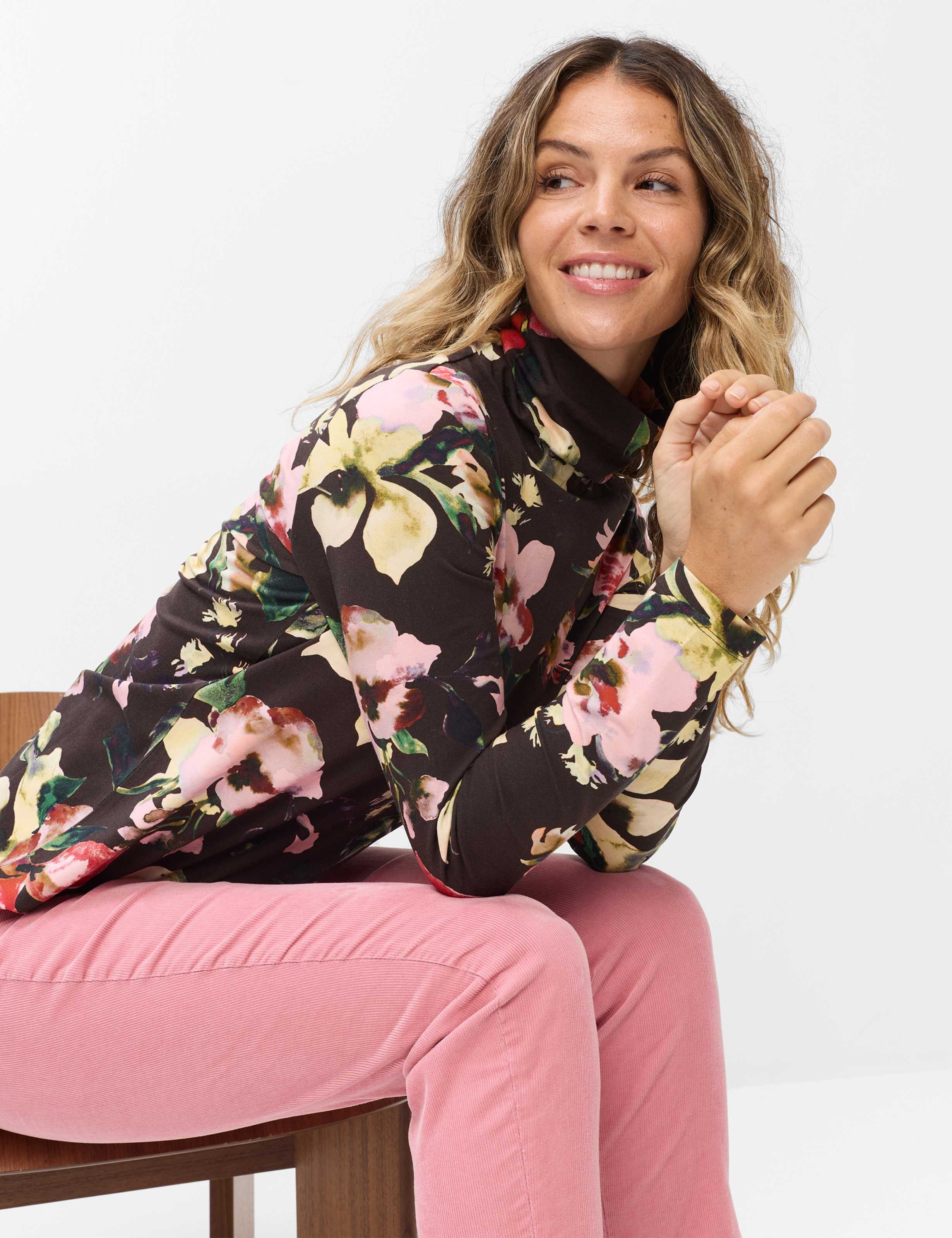 Brax Langarmshirt Style CARINA L Jersey: Langarmshirt im Baumwollmix – Bild 3 von 5