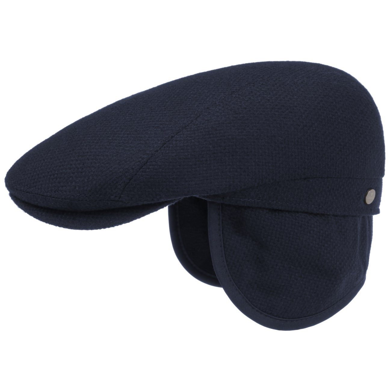 Lierys Flat Cap (1-St) Schirmmütze mit Schirm, Made in the EU blau