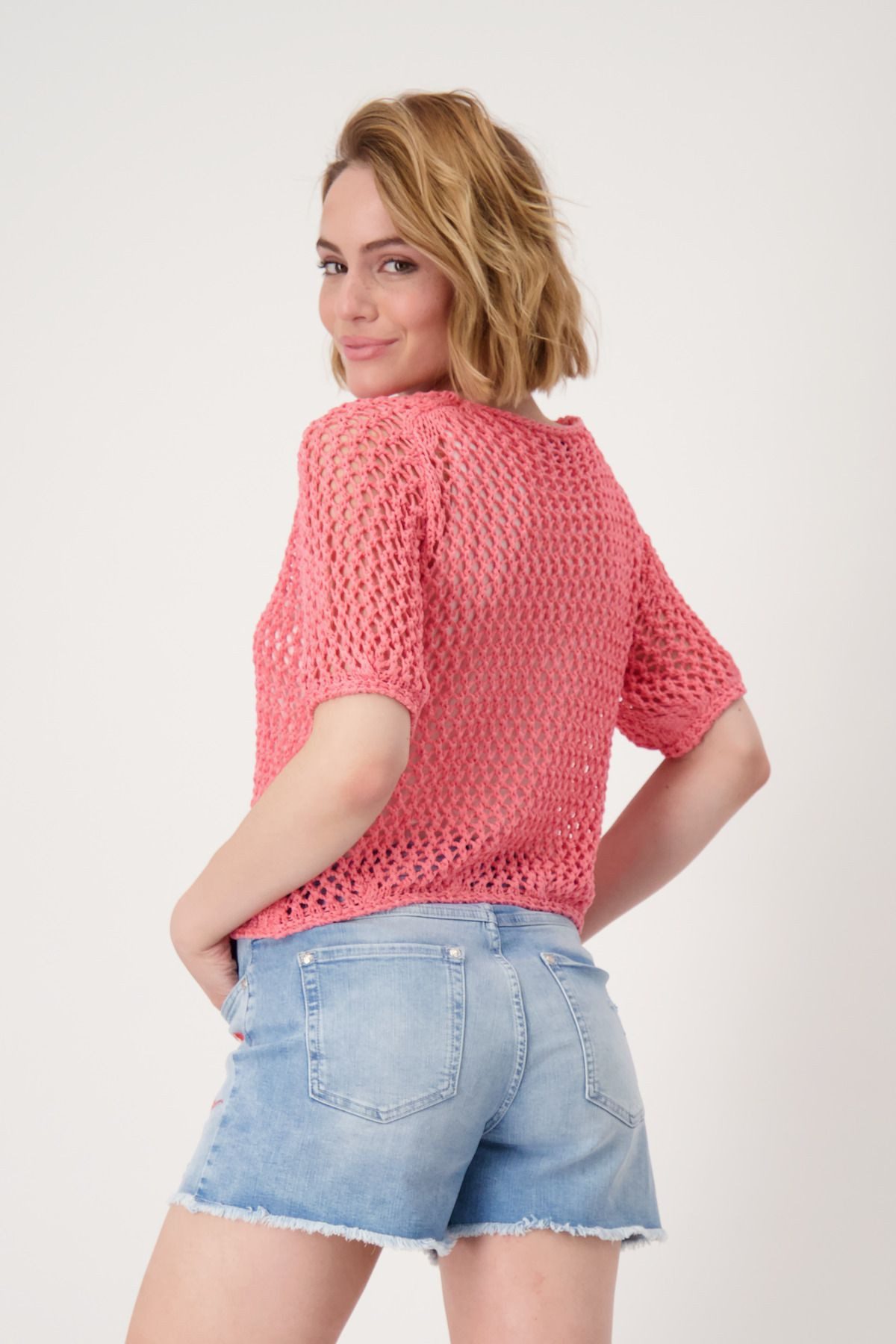 Monari Kurzarmpullover