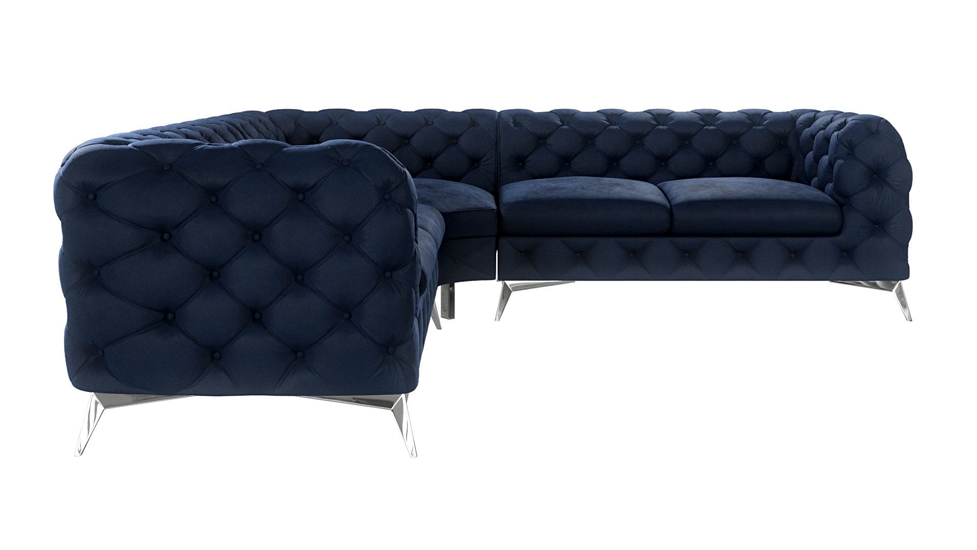S-Style Möbel Ecksofa Kalina, Chesterfield mit günstig online kaufen