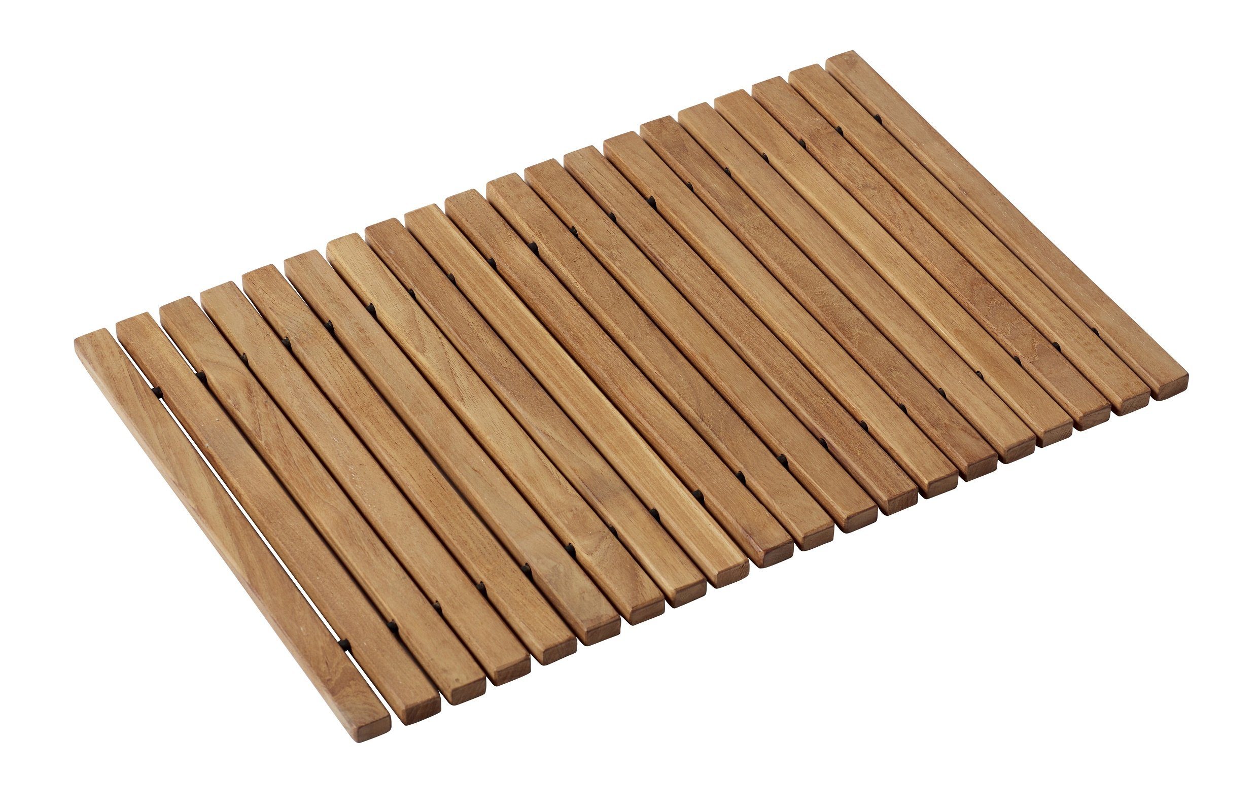 Cinas Badematte Bath, Höhe 2 mm, Wasserresistent, warmes Holzfinish, standf günstig online kaufen