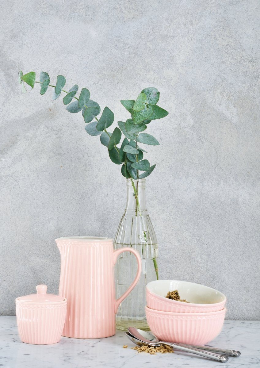Greengate Auflaufform Alice Auflaufform pale pink Set2, Steinzeug