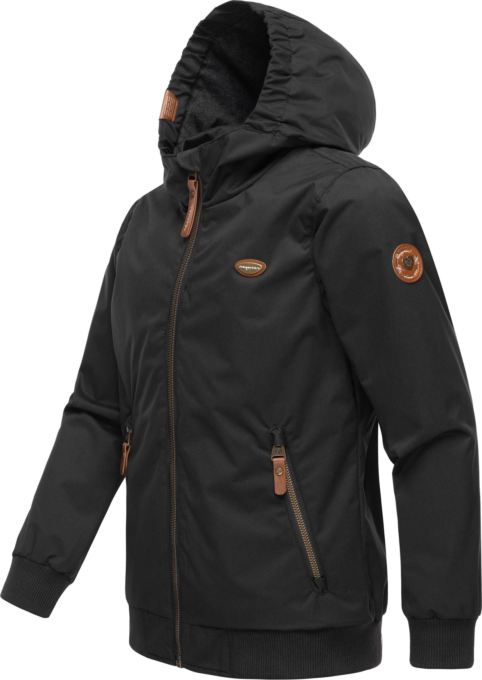 Ragwear Outdoorjacke Kristla II Stylische, einfarbige Mädchen  Übergangsjacke, Gut gerüstet für wechselhafte Wetterbedingungen!