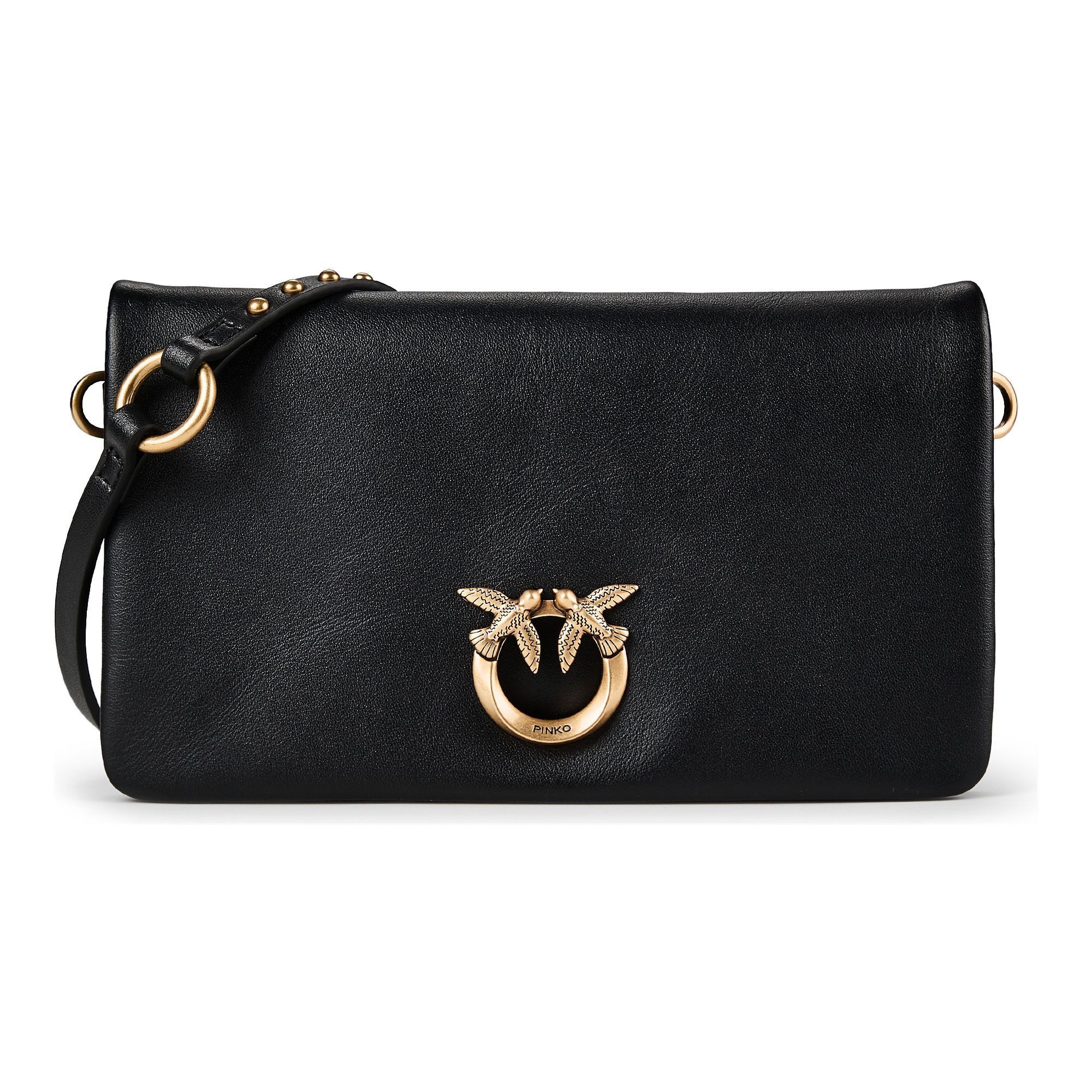 PINKO Clutch Love Soft, Leder