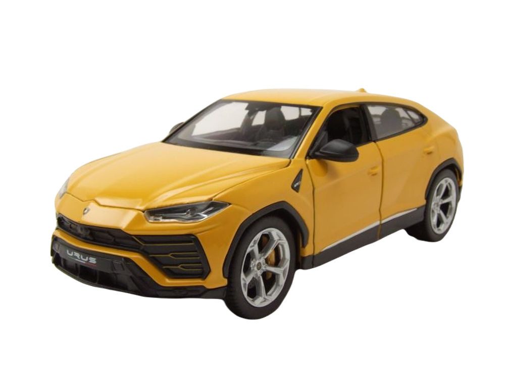 Welly Modellauto Lamborghini Urus 2017 gelb, Maßstab 1:24