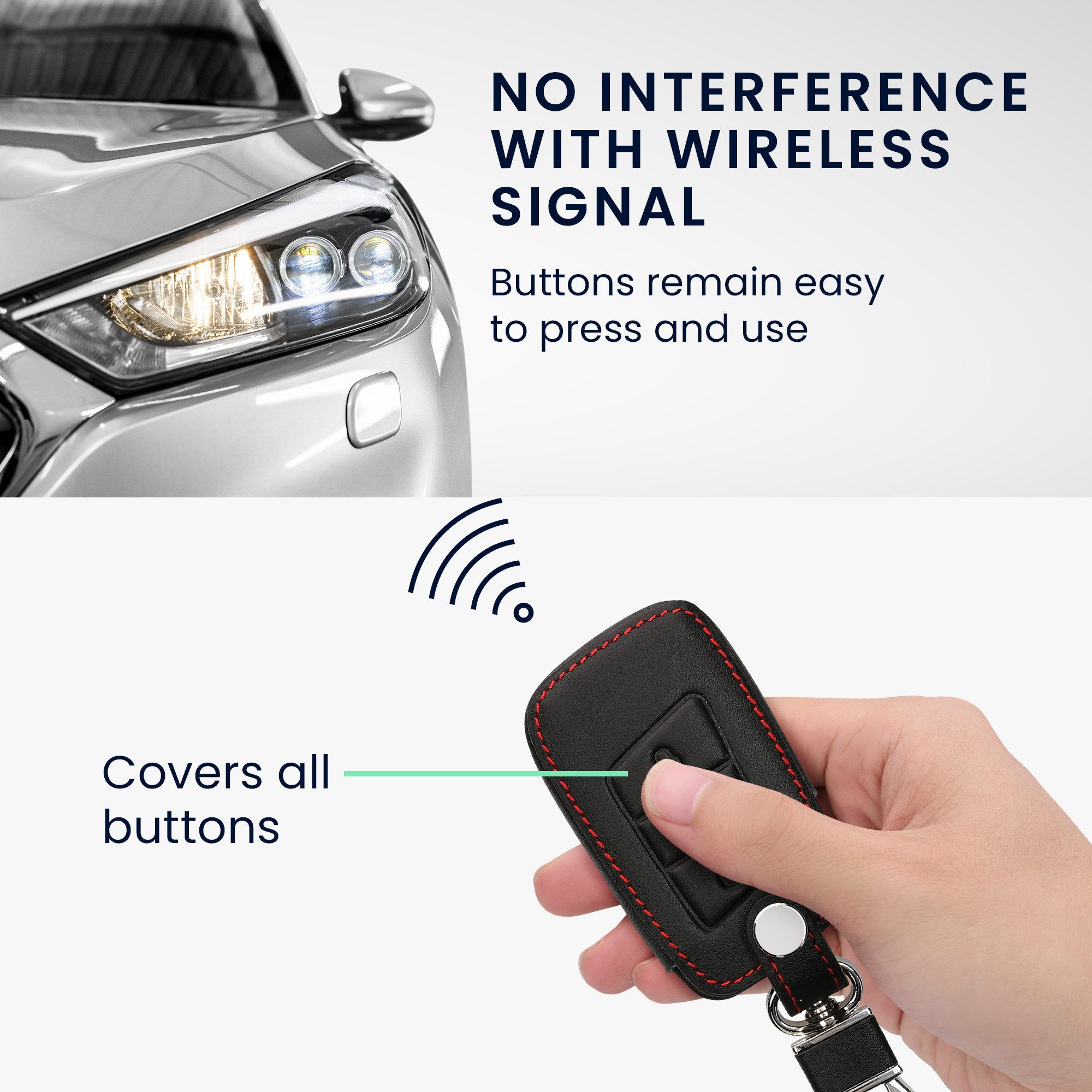 kwmobile Schlüsseltasche Autoschlüssel Kunstleder Hülle für günstig online kaufen