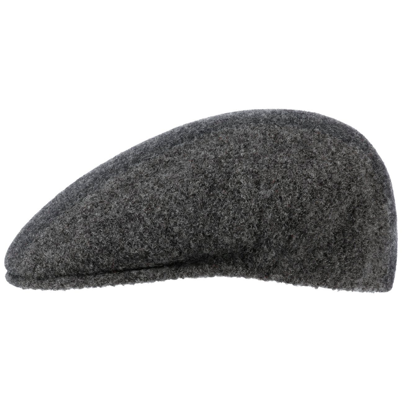 Kangol Flat Cap (1-St) Schirmmütze mit grau Schirm