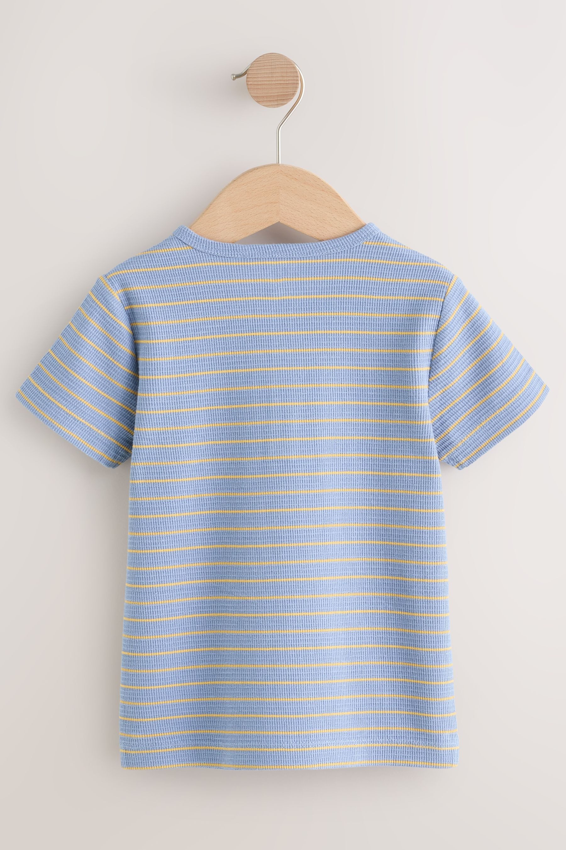 Next Henleyshirt Kurzarm-T-Shirt mit Henley-Ausschnitt (1-tlg)