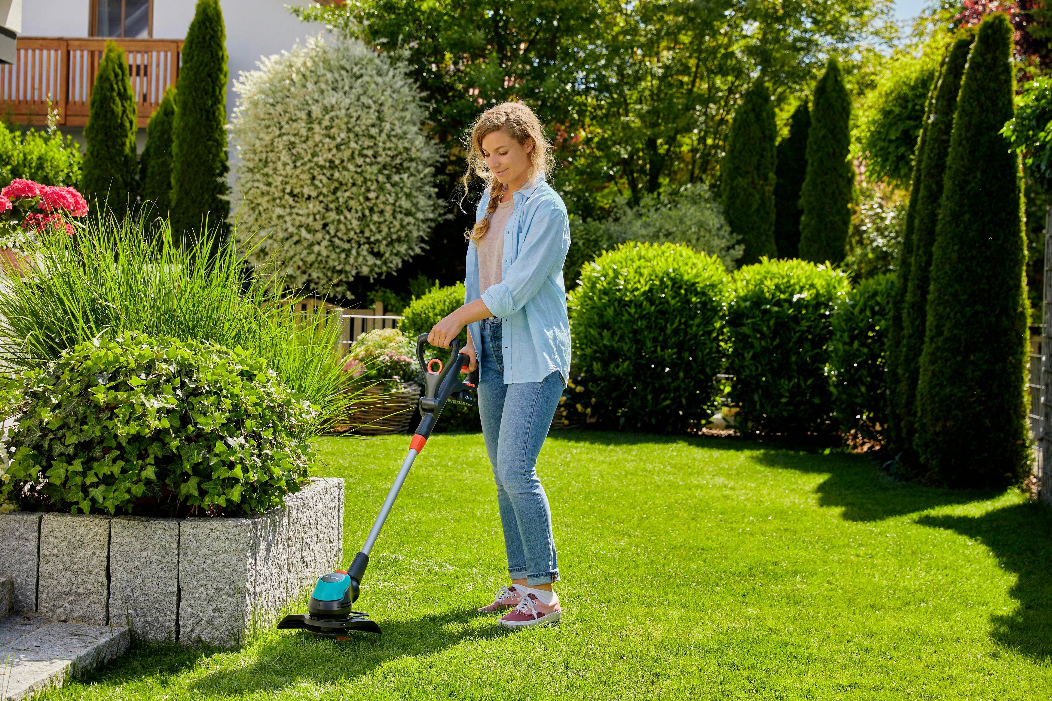GARDENA Akku-Rasentrimmer EasyCut 23/18V P4A Ready-To-Use günstig online kaufen
