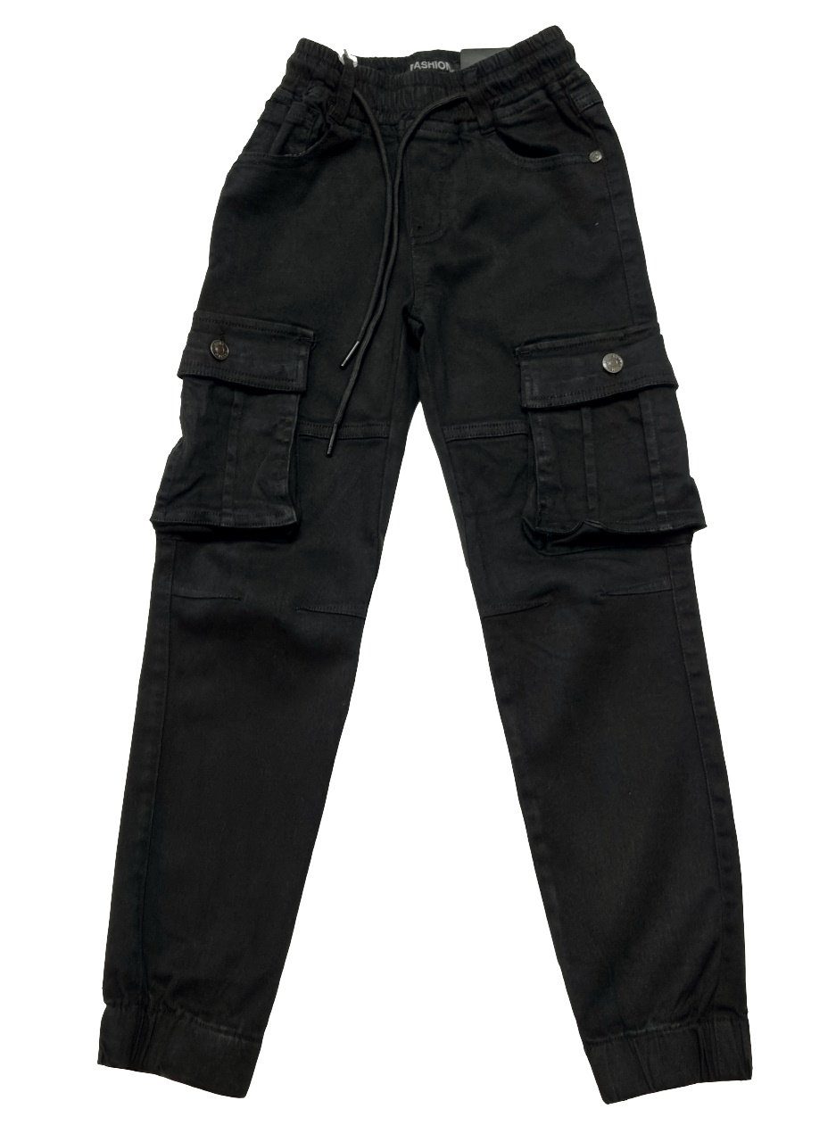 Fashion Boy Cargohose Jungen Cargo Stretch Hose Chino Hose Cargohose J48