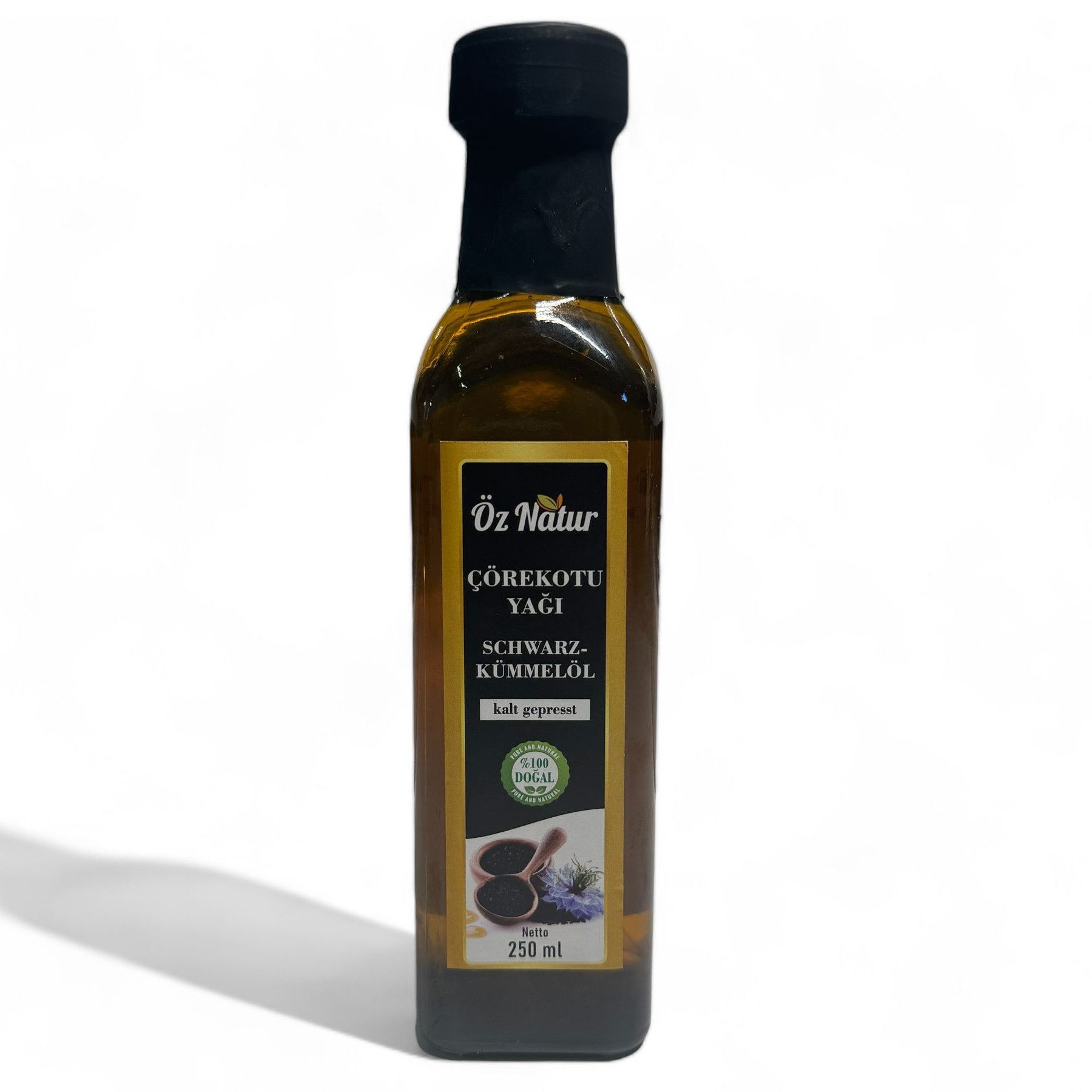 Öz Natur, Kaltgepresstes Schwarzkümmelöl 250ml Öl, 250 ml
