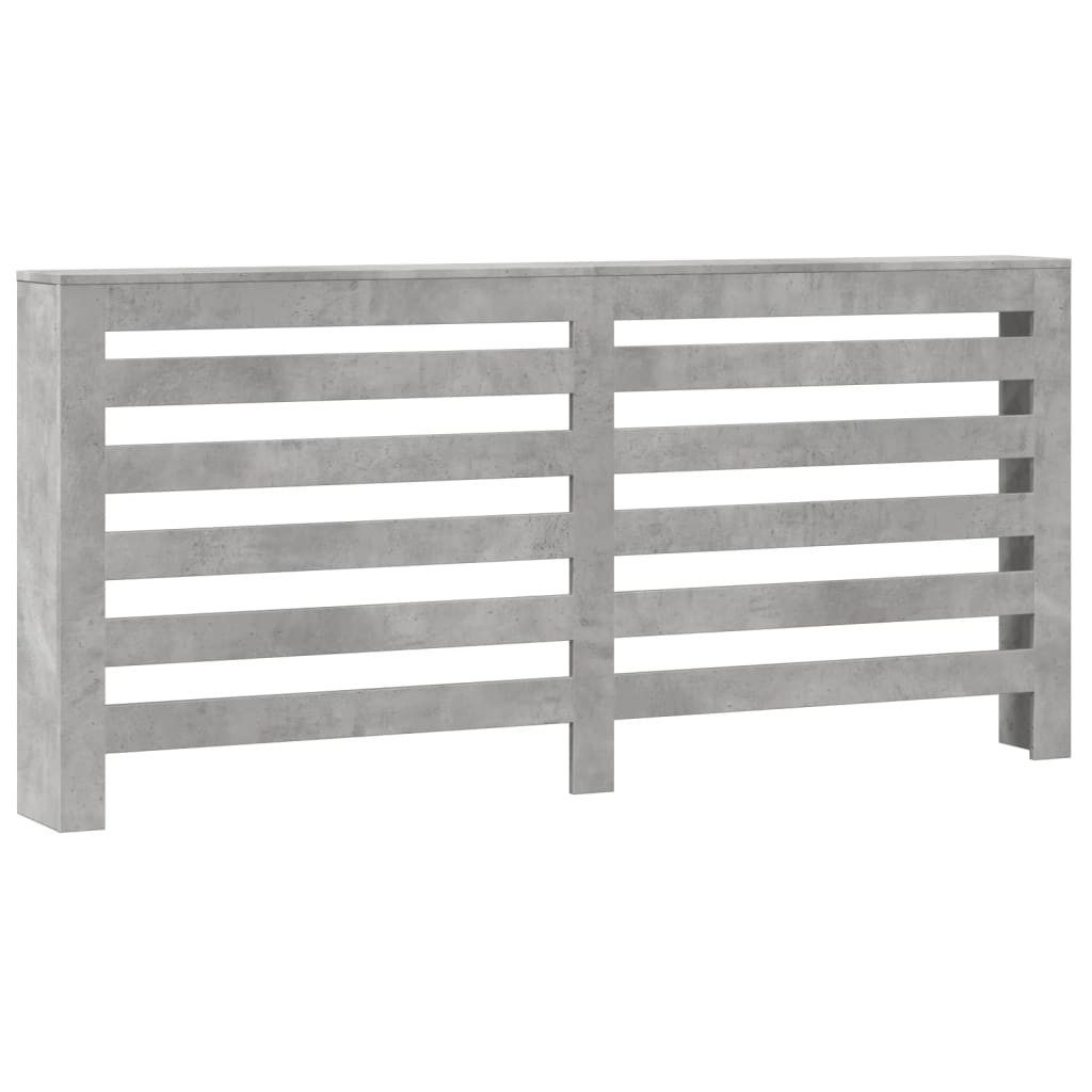 vidaXL Heizungsverkleidung, Heizkörperverkleidung Betongrau 175x20x82 cm günstig online kaufen