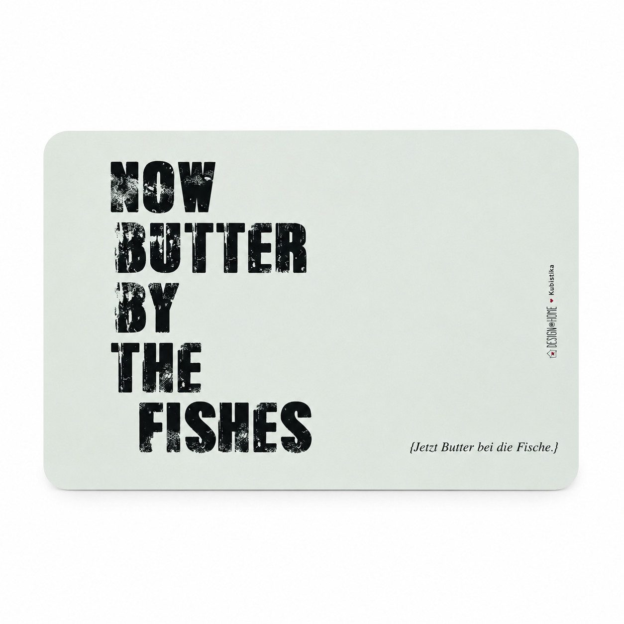Räder Design Frühstücksbrett Frühstücksbrettchen aus Resopal - Butter by the Fishes, Resopal, (1-St)