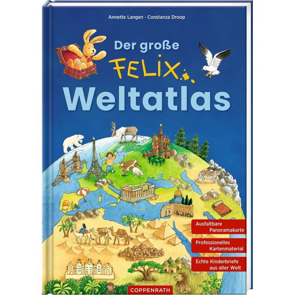COPPENRATH DIE SPIEGELBURG Zeichenalbum Der große Felix-Weltatlas