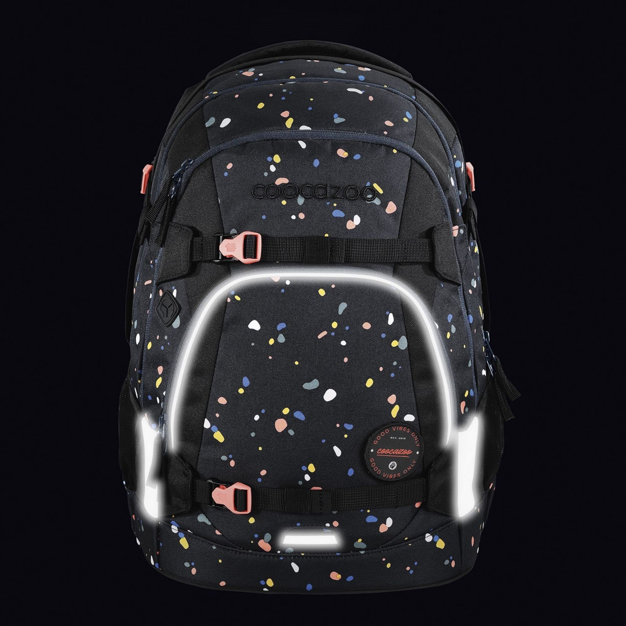 coocazoo Schulrucksack Mate, Polyester sprinkled candy