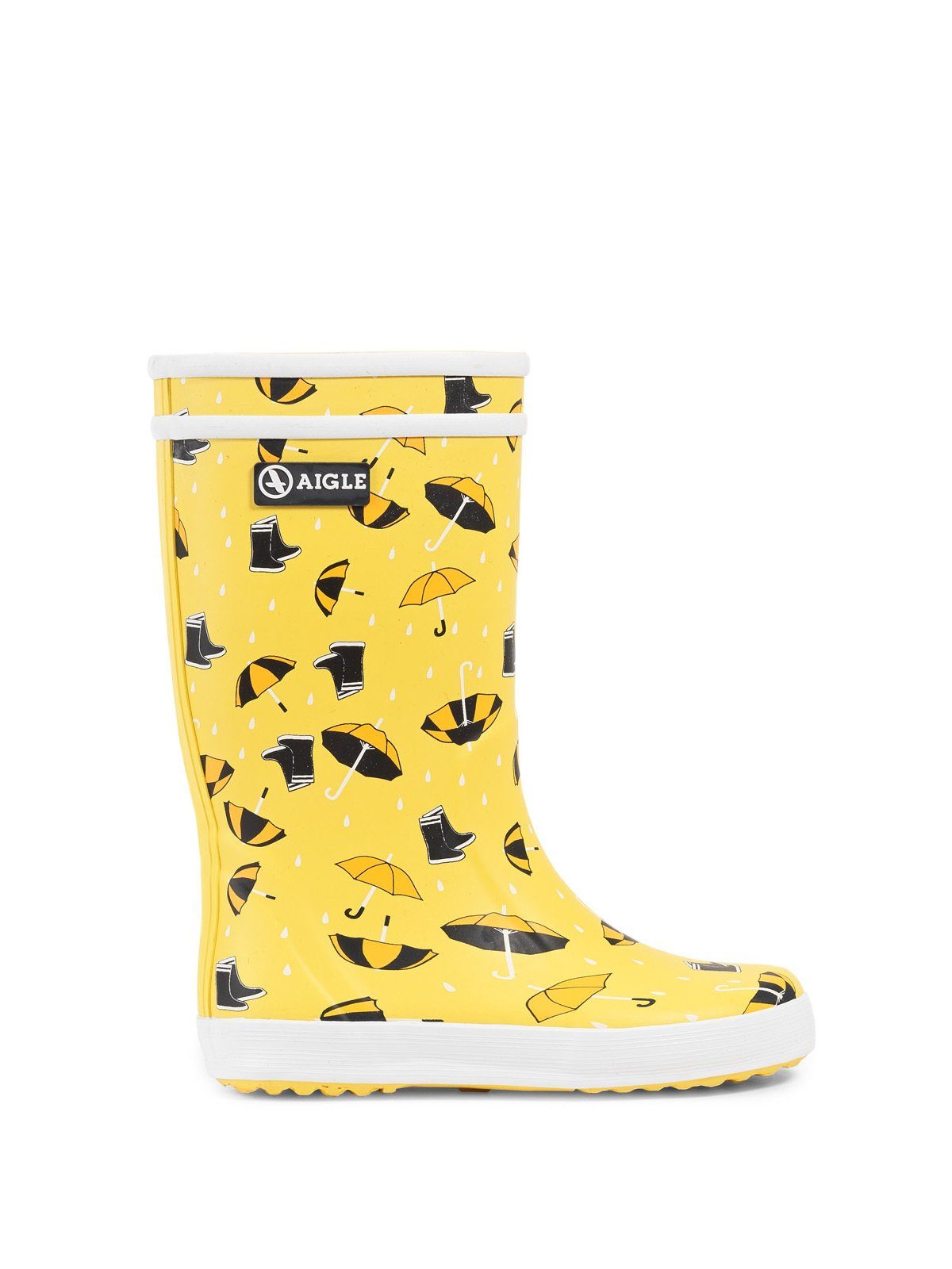 Aigle Lolly-Pop Theme gelb/marineblau Gummistiefel