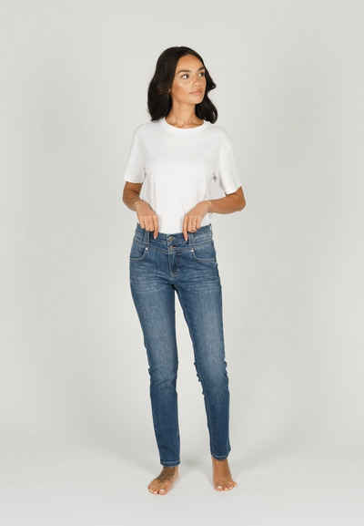 ANGELS Skinny-fit-Jeans »Skinny Button« (1-tlg)