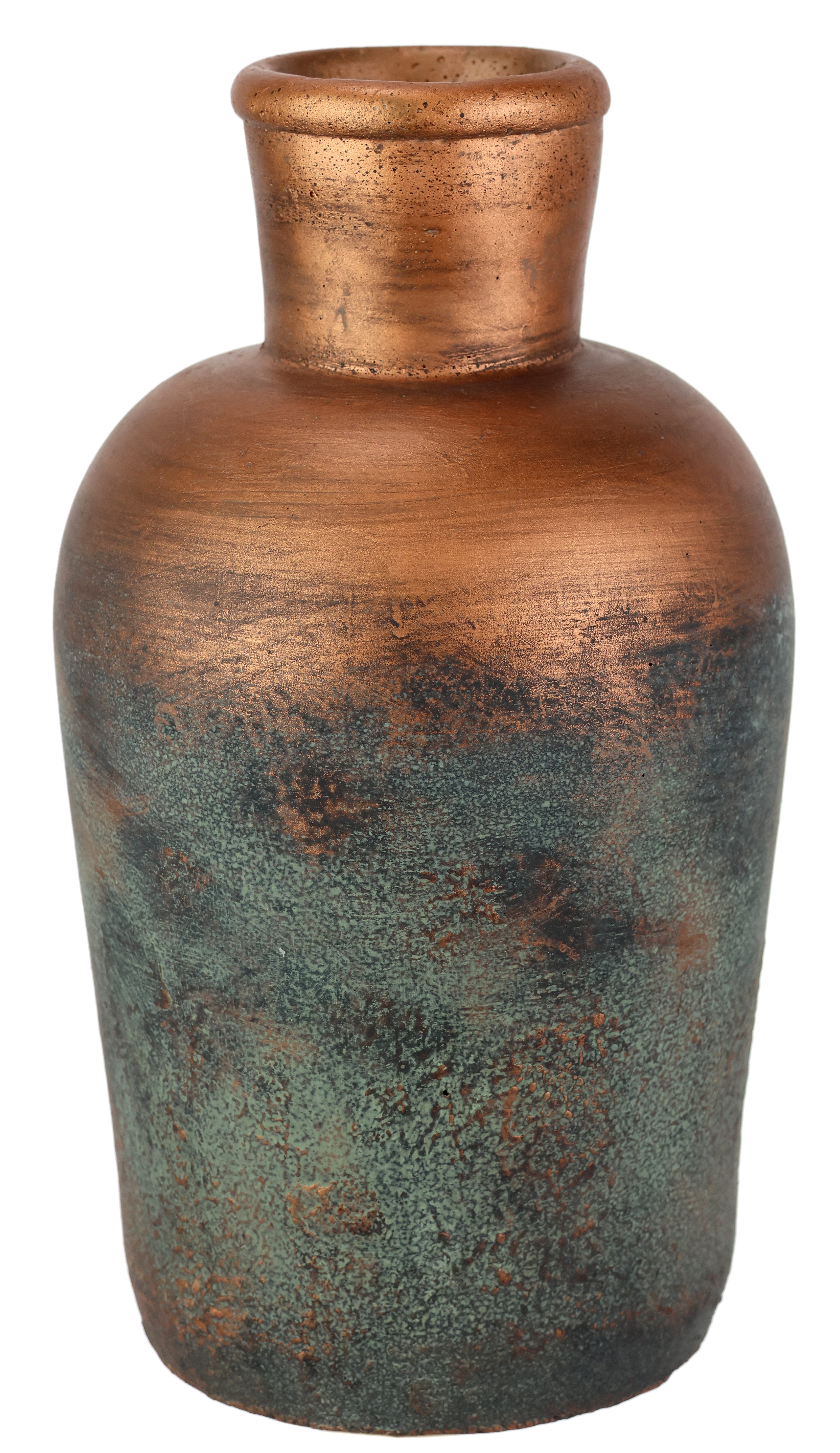Dekovase Zement-Vase 23cm, 12cm D.